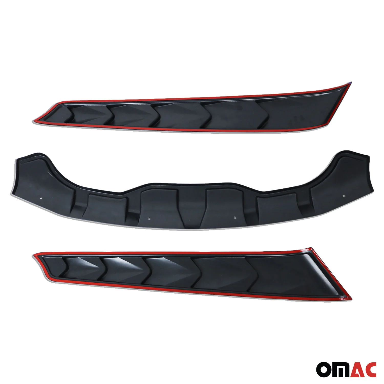 2005-2021 Nissan Frontier Front Bug Shield Hood Deflector 3Pcs - Image 5