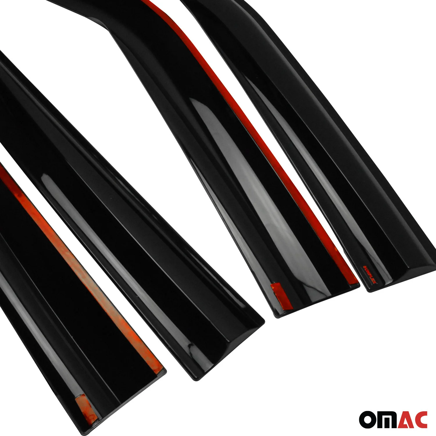 2015-2023 Jeep Renegade Set Bug Shield Hood Deflector & Window Visor Smoke 5Pcs - Image 8