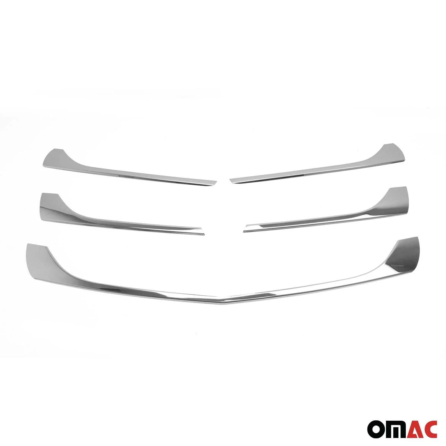 Front Bumper Grill Trim Molding for Mercedes Metris 2016-2020 S.Steel Chrome 5x - Image 6
