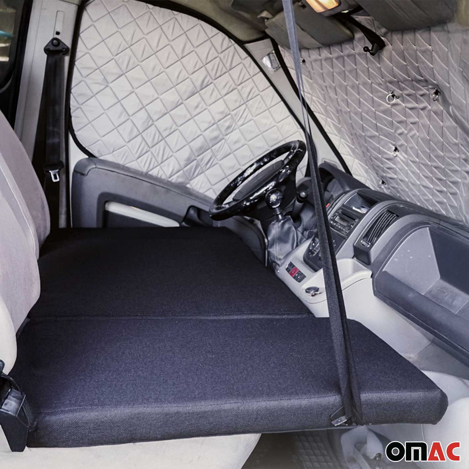 Front Cab Camper Bed Mattress Bed for VW T5 Transporter 2003-2015 Black 1Pc - Image 5