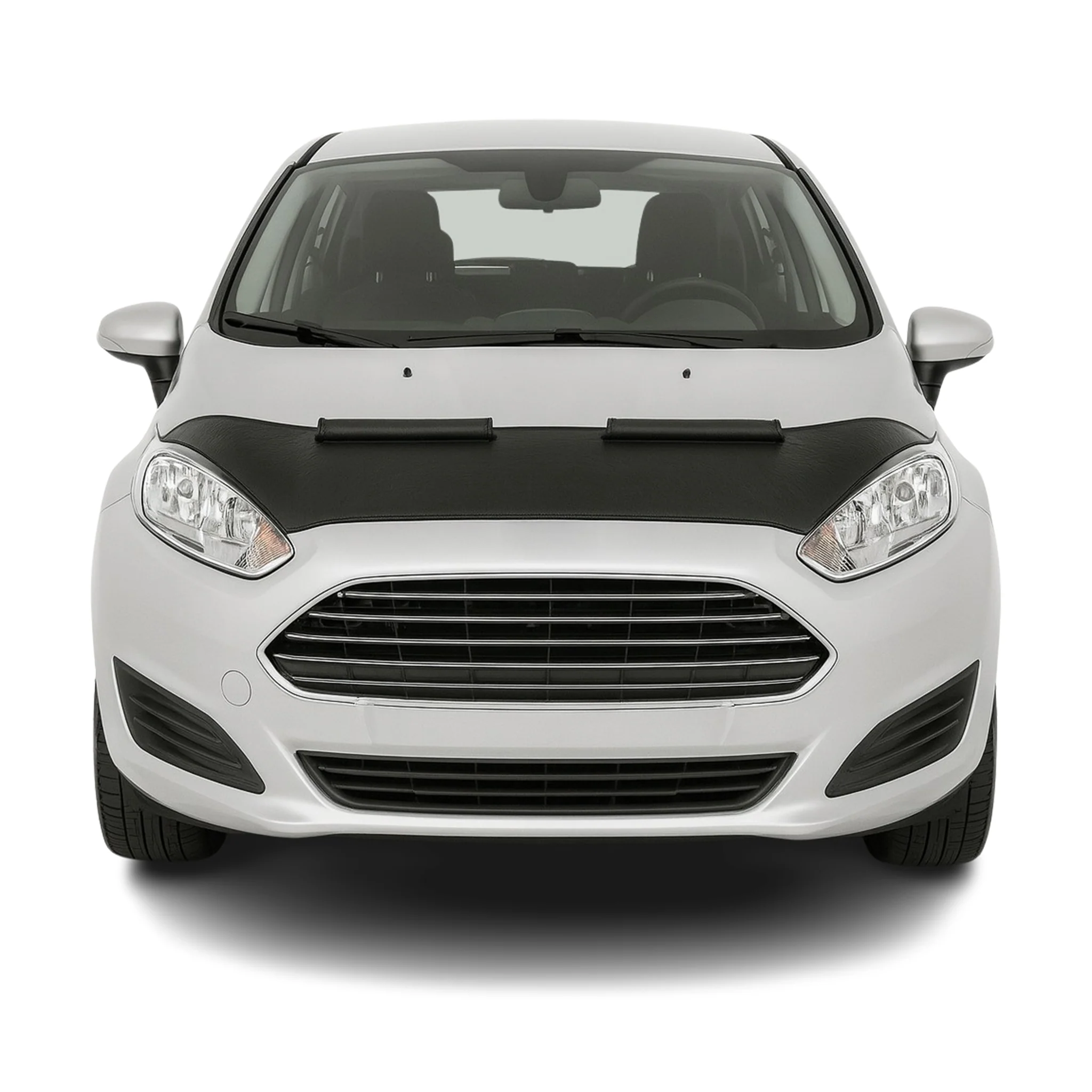 2014-2019 Ford Fiesta Car Bonnet Mask Hood Bra Black 1 Pc