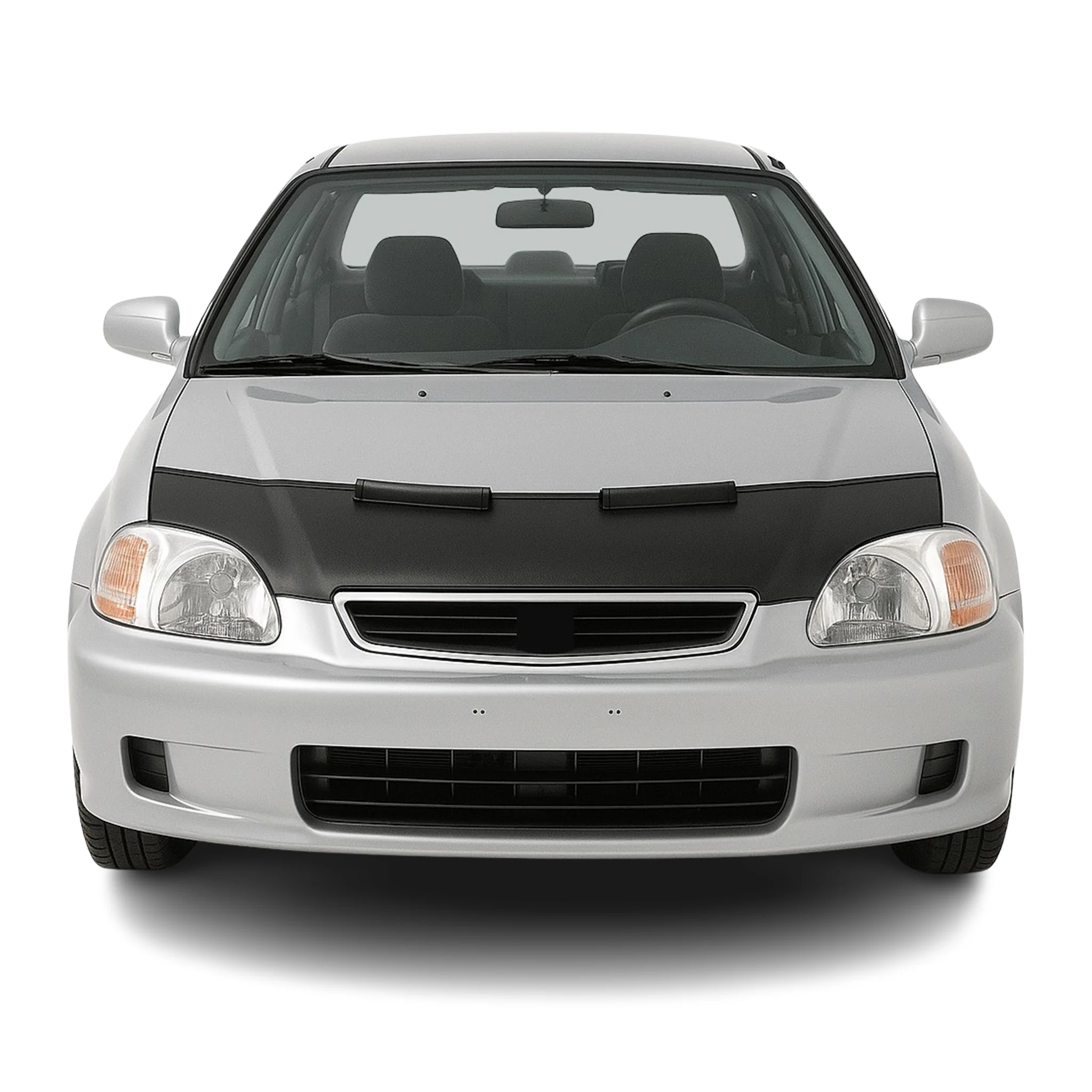 1996-2000 Honda Civic Car Bonnet Mask Hood Bra Black 1 Pc