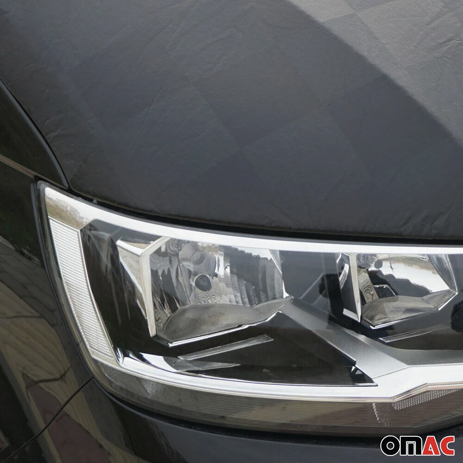 2006-2013 Mercedes Sprinter W906 Car Bonnet Mask Hood Bra Full Cover Chequered - Image 6
