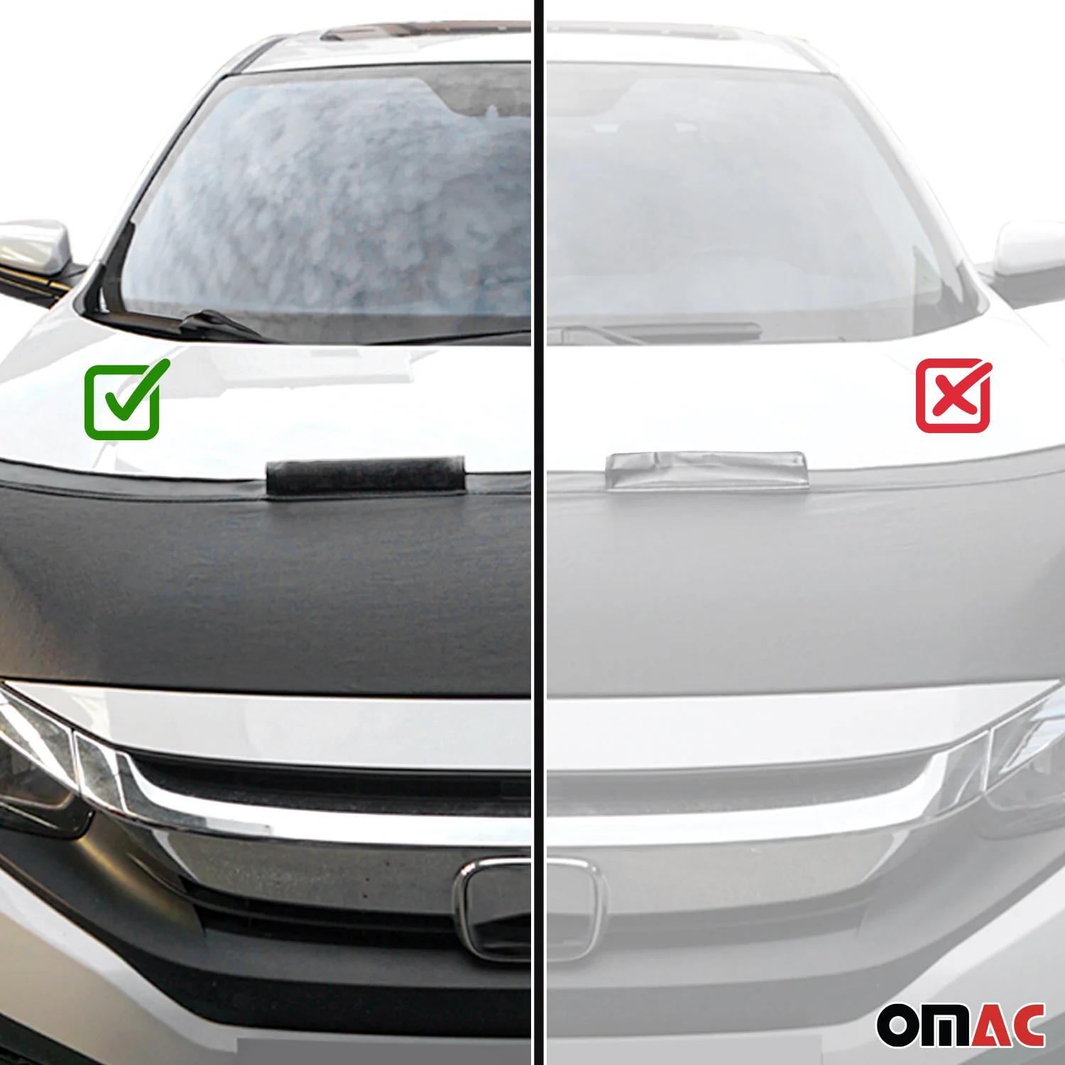 2009-2012 Toyota RAV4 Car Bonnet Mask Hood Bra Black 1 Pc - Image 9
