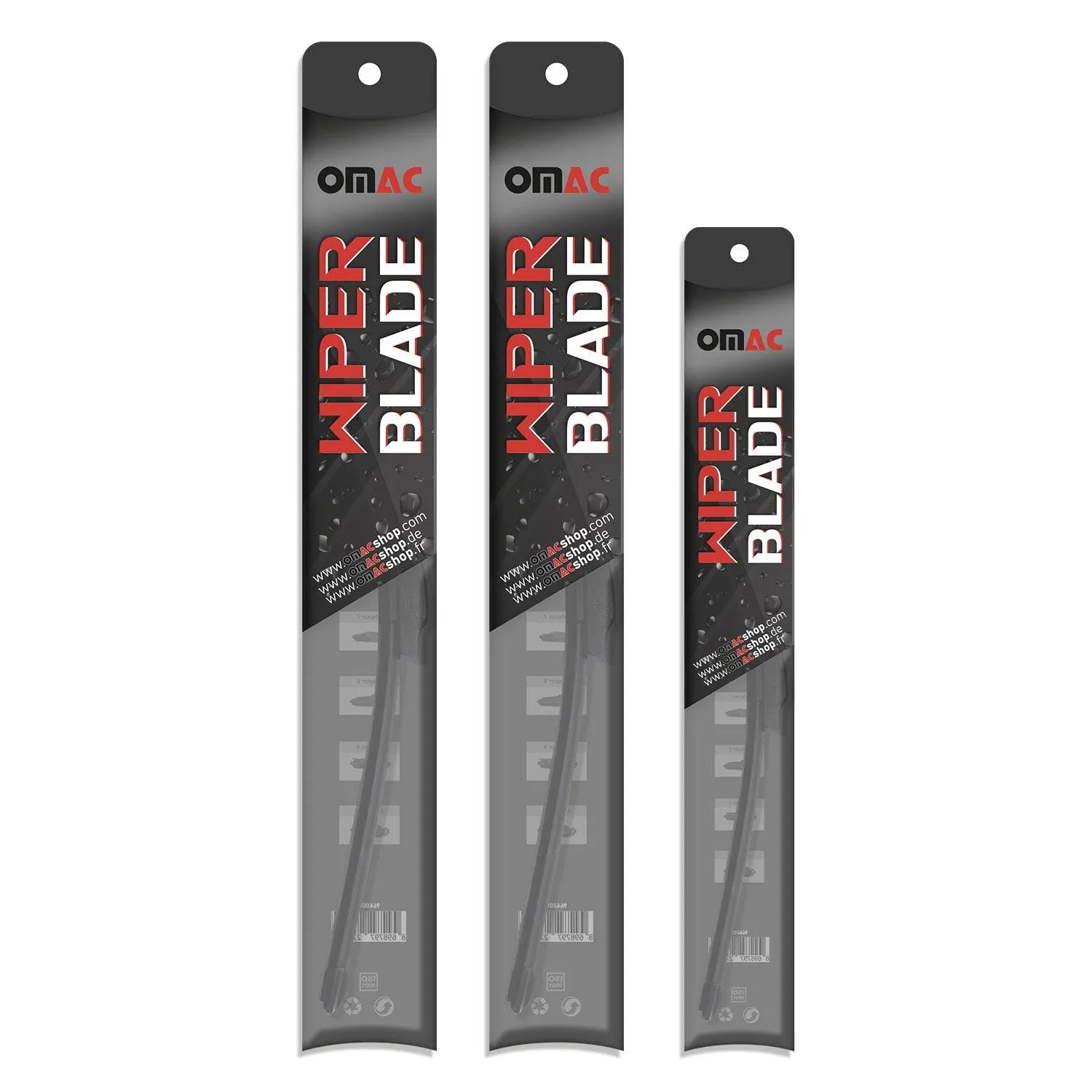 2014-2023 Jeep Cherokee Front & Rear Windshield Wiper Blades Set
