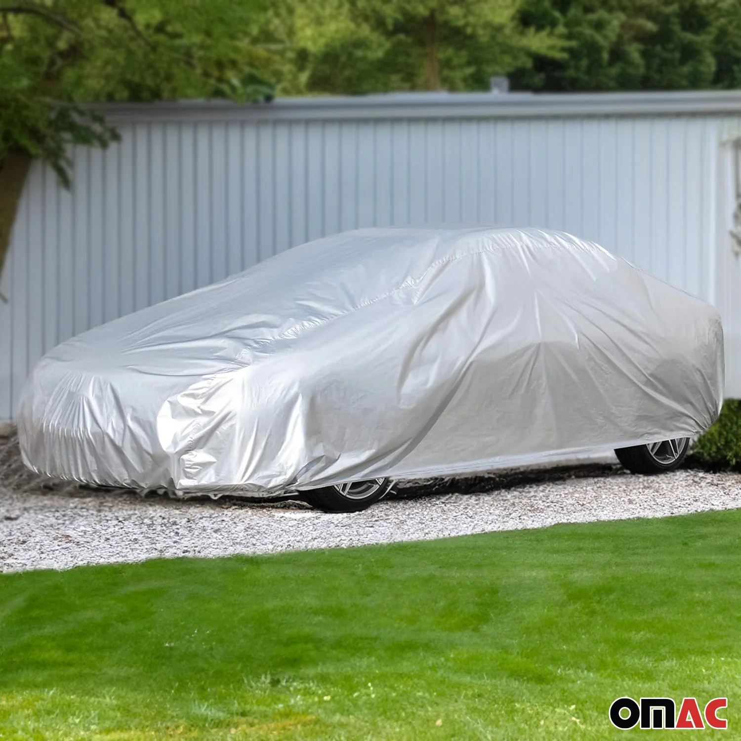 Full 14FT Car Protective Cover All Weather Outdoor Rain Dust Durable Hatchback - Image 4