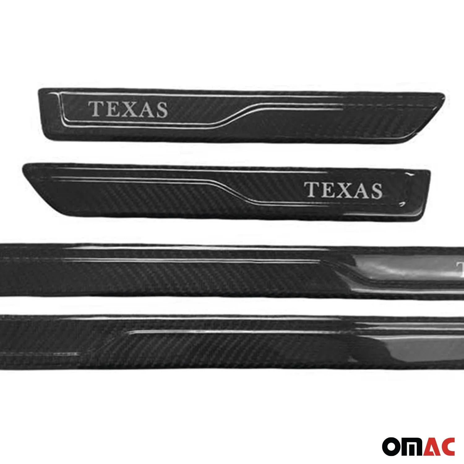 2012-2015 Honda Civic Door Sill Scuff Plate Scratch Protector Carbon Fiber - Image 7
