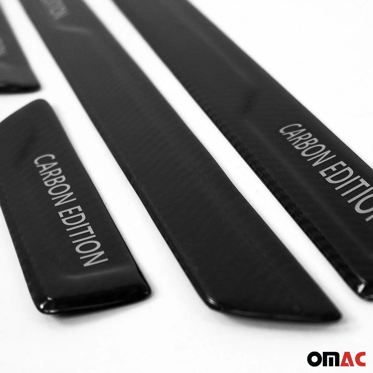 VW Golf Door Sill Scuff Plate Scratch Protector Carbon Fiber 4 Pcs - Image 3