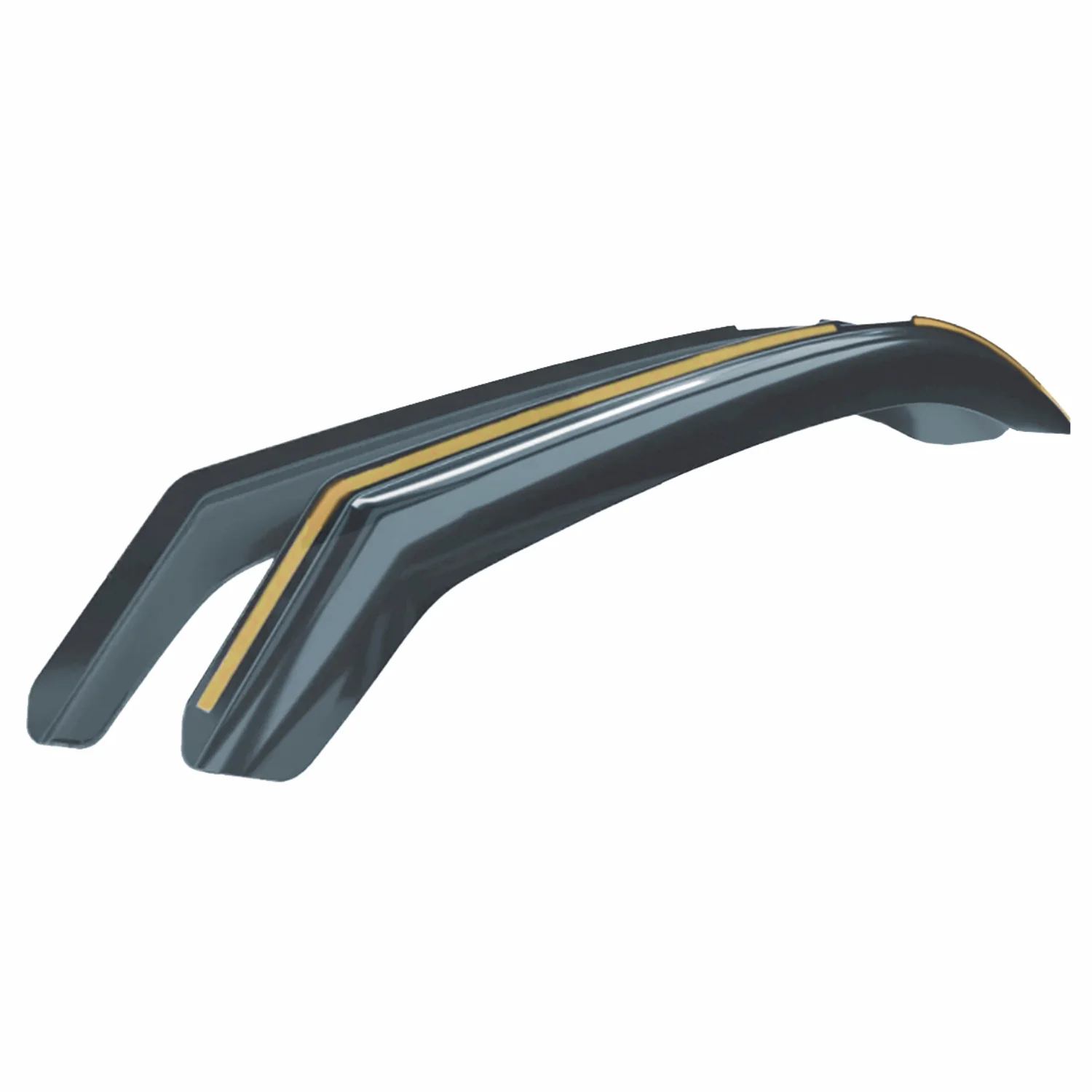 Goodyear Wind Deflectors for Ford F150 2021-2025 SuperCrew In-channel Smoke 2x