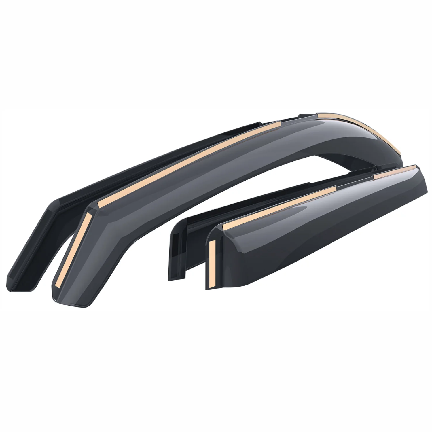 Goodyear Wind Deflectors for Hyundai Kona 2024-2025 In-channel Premium Smoke 4x