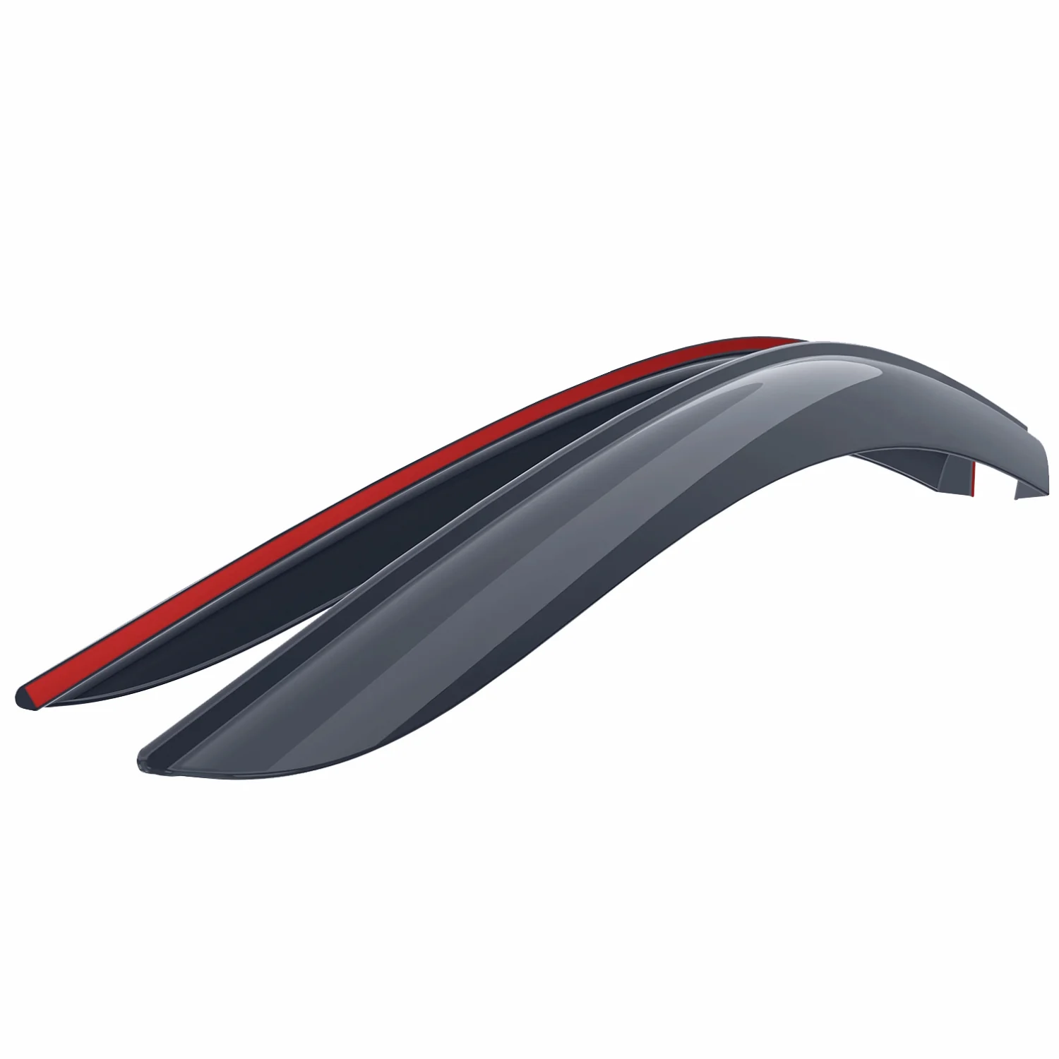 Goodyear Wind Deflectors for Jeep Gladiator 2020-2025 Tape-On Premium Smoke 2x
