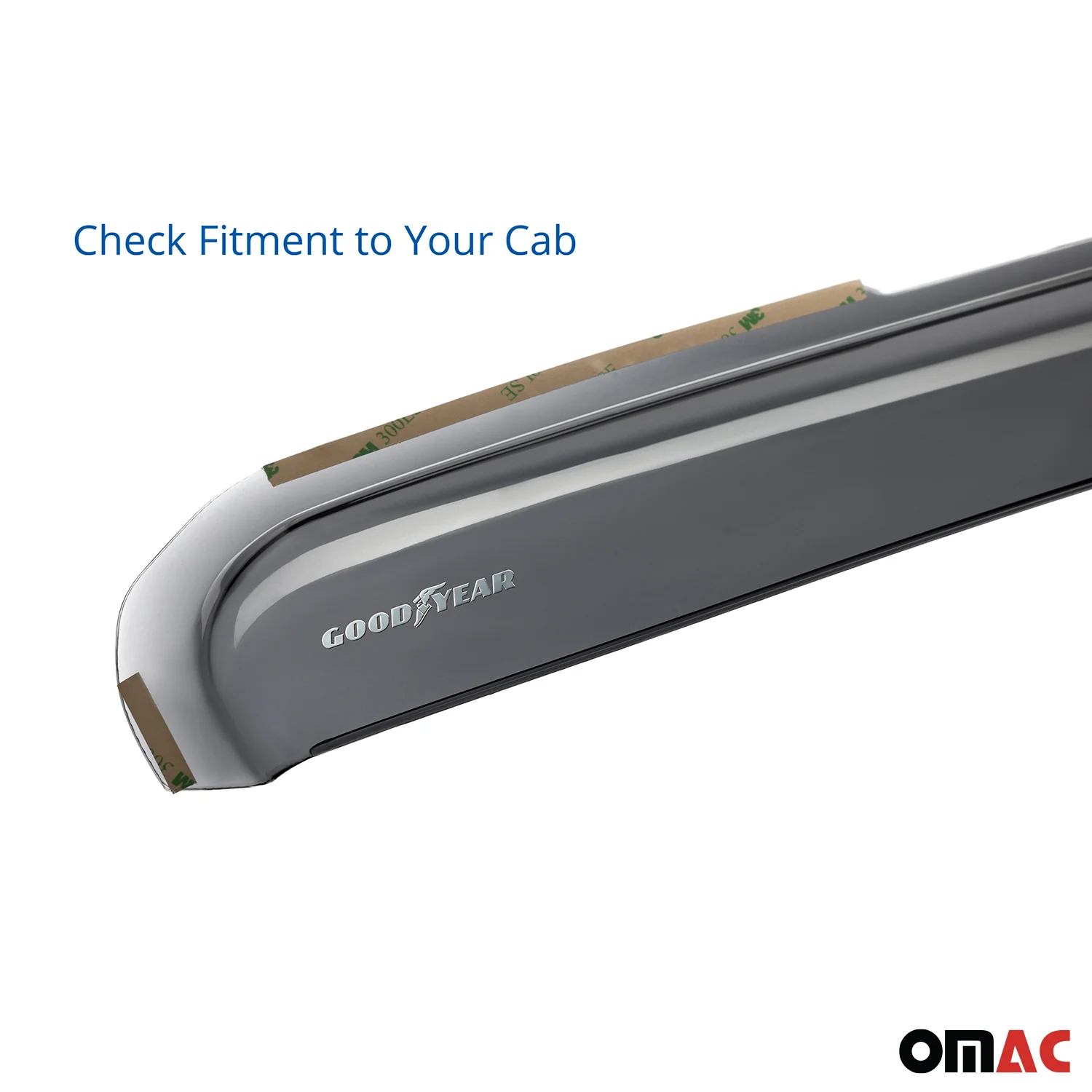Goodyear Wind Deflectors for Lexus RX 350, RX 450H 2016-2022 In-channel Smoke 4x - Image 5