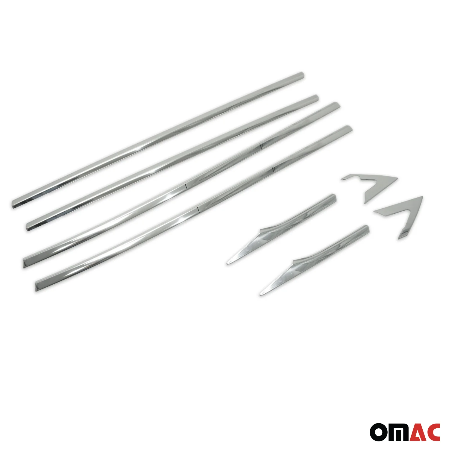 2016-2021 Honda Civic Sedan Window Molding Trim Streamer Stainless Steel - Image 7