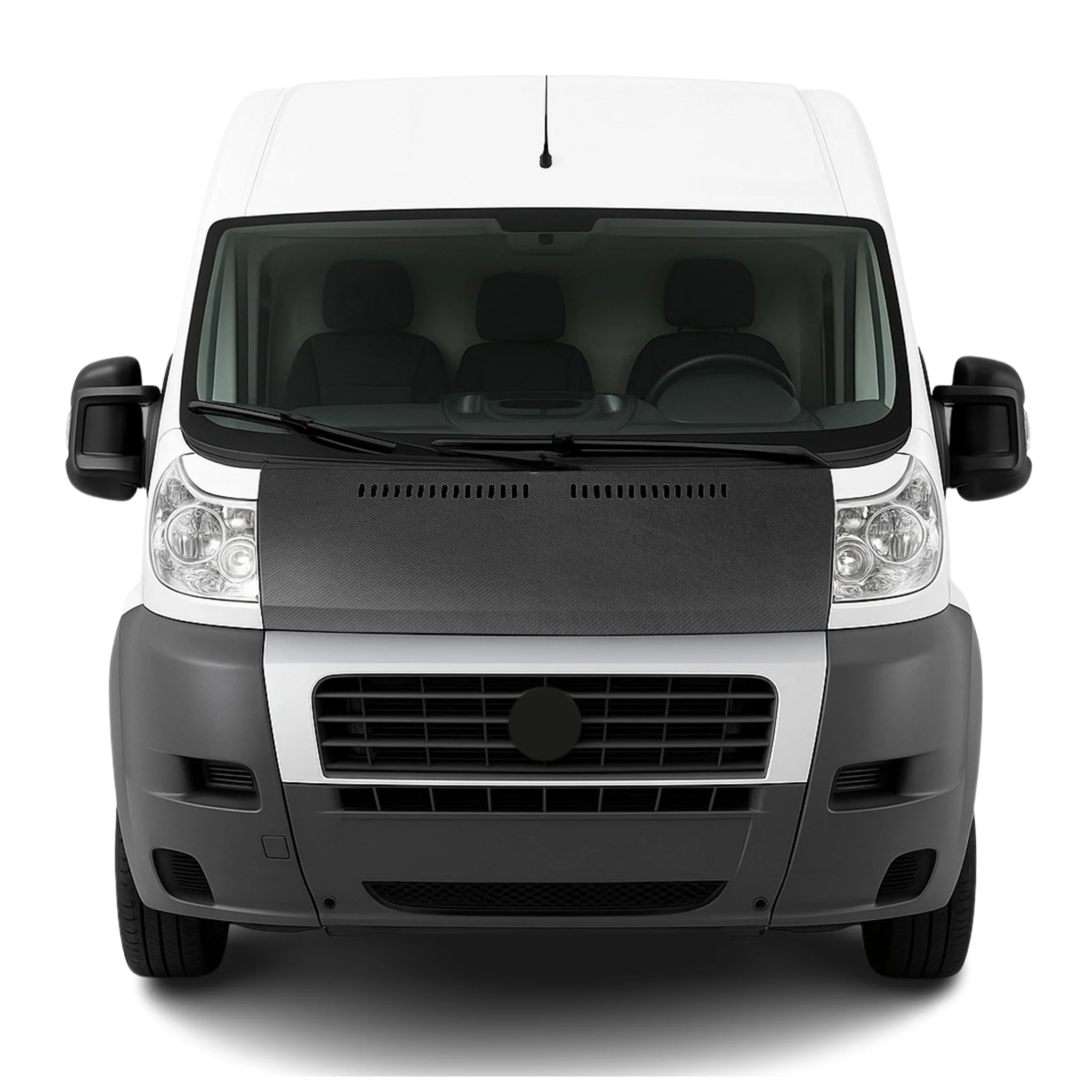 2014-2022 RAM ProMaster Car Bonnet Mask Hood Bra Carbon Black Full Coverage