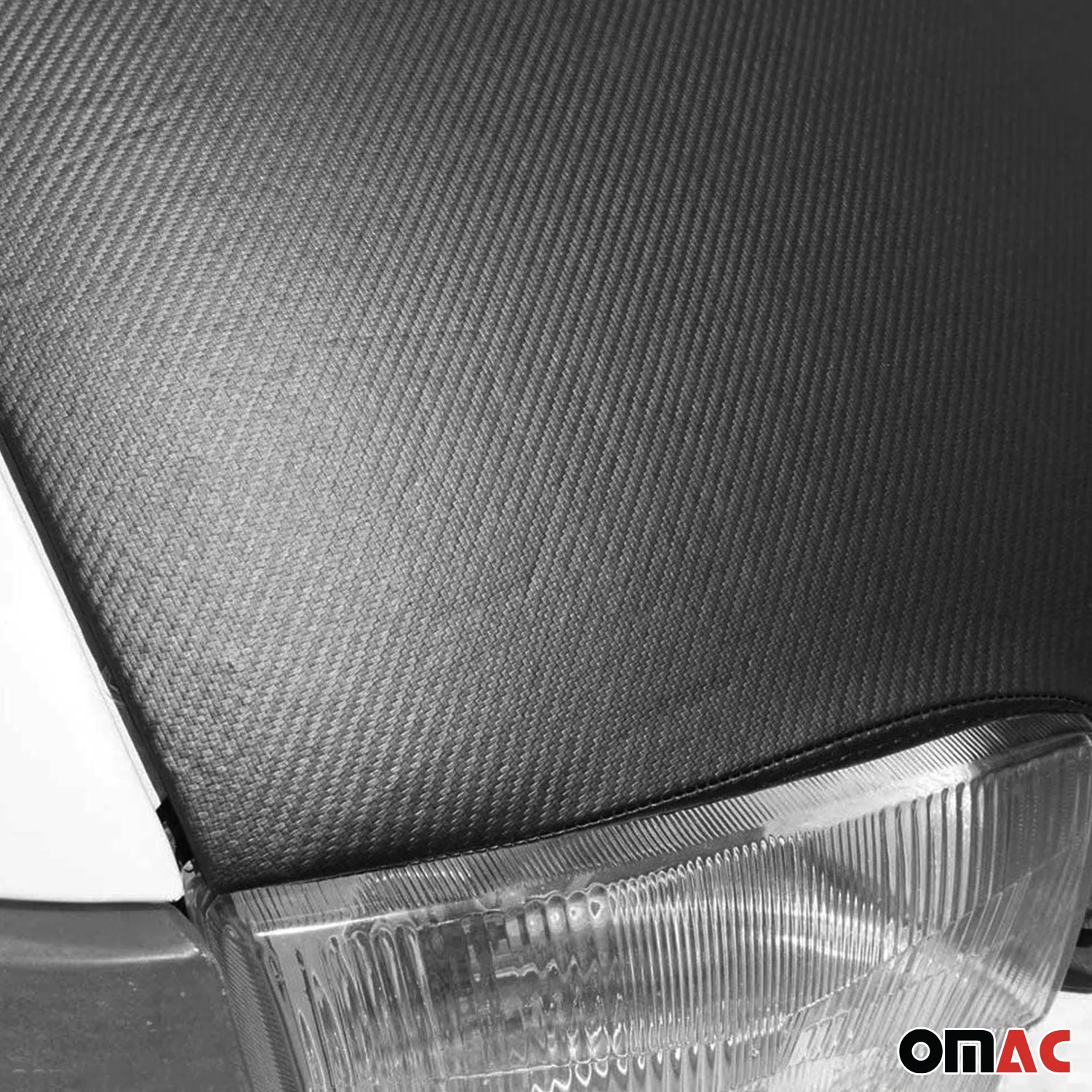 2014-2022 RAM ProMaster Car Bonnet Mask Hood Bra Carbon Black Full Coverage - Image 5