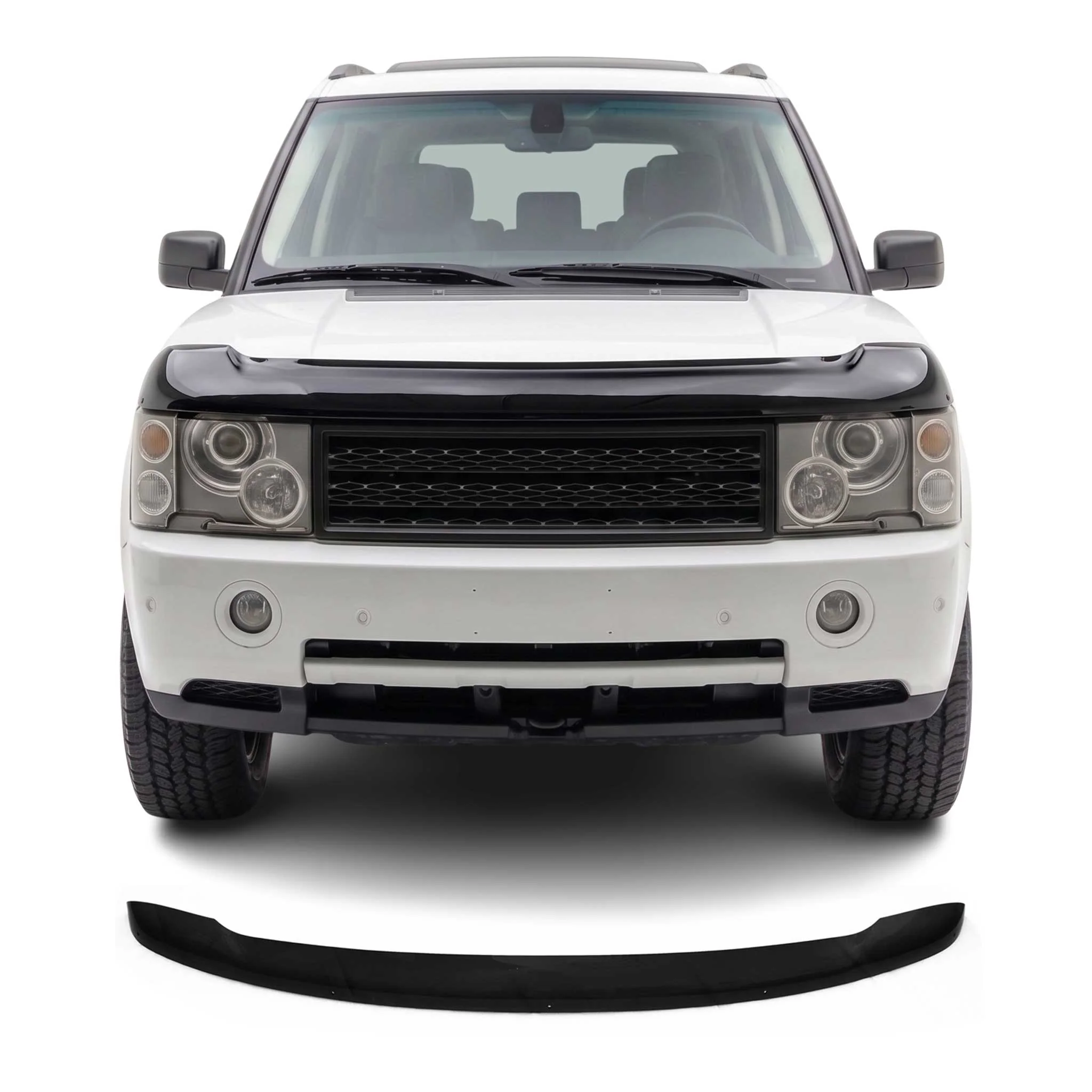 2006-2009 Land Rover Range Rover Sport Front Bug Shield Hood Deflector 1 Pc Smoke