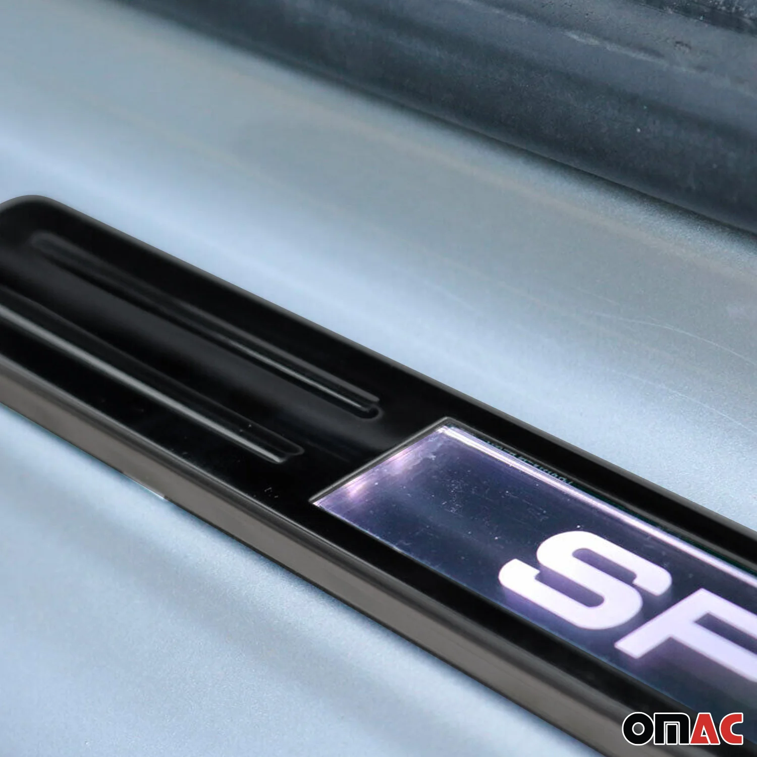 Ford Door Sill Scuff Plate Illuminated Sport Stainless Steel Dark 4 Pcs - Image 7