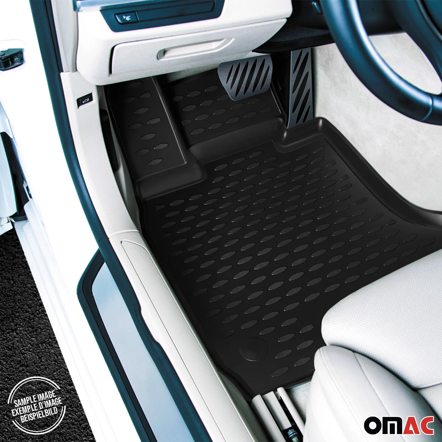 2004-2008 Infiniti QX56 Floor Mats Liners Full Set All Weather Black - Image 9