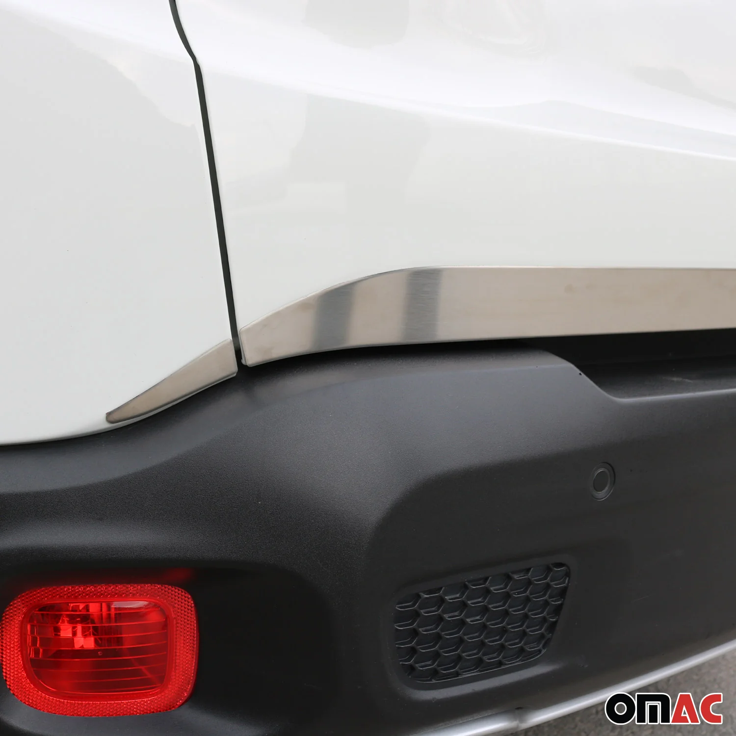 2015-2018 Jeep Renegade Rear Trunk Lid Molding Trim Steel Silver 3 Pcs - Image 6