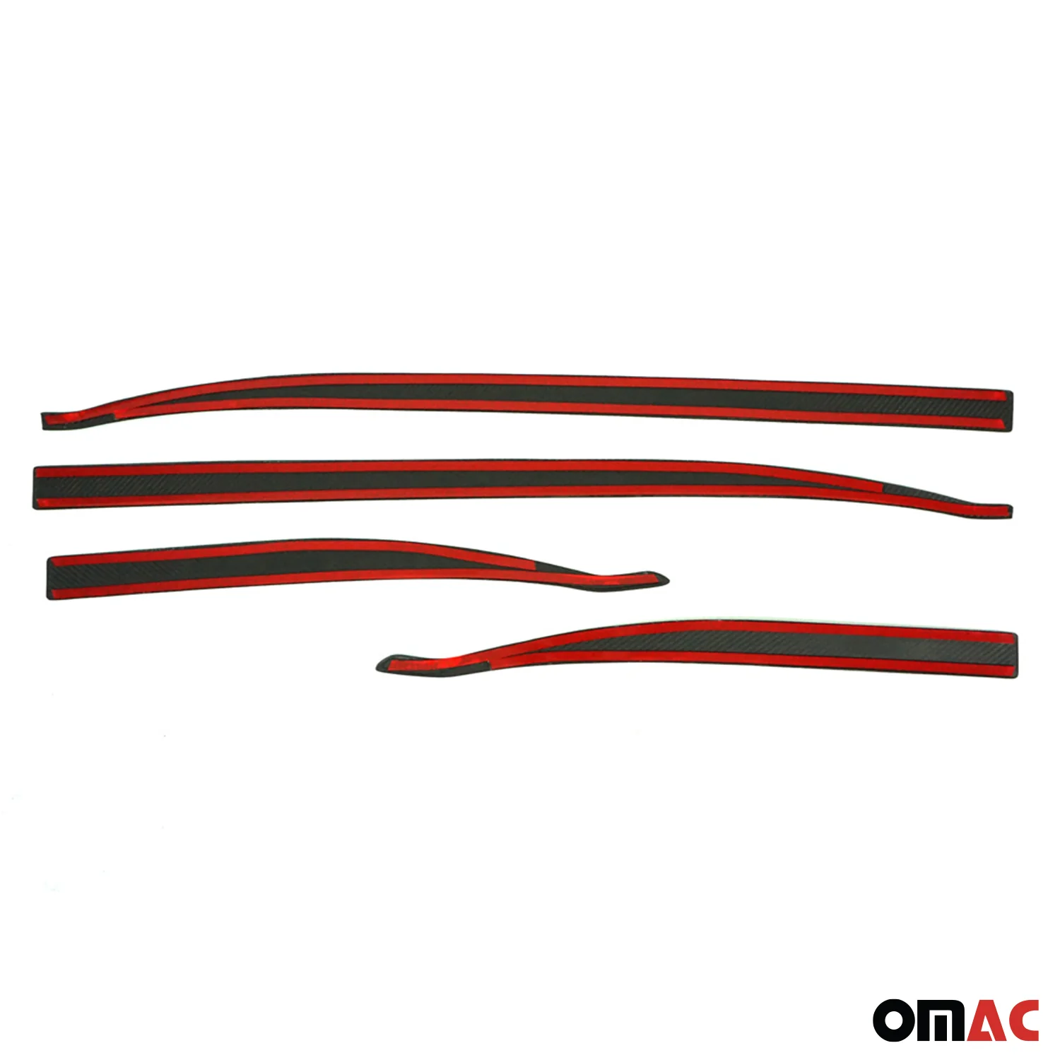 2015-2024 Jeep Renegade Side Door Molding Trim Skirt Garnish Carbon Fiber 4x - Image 5