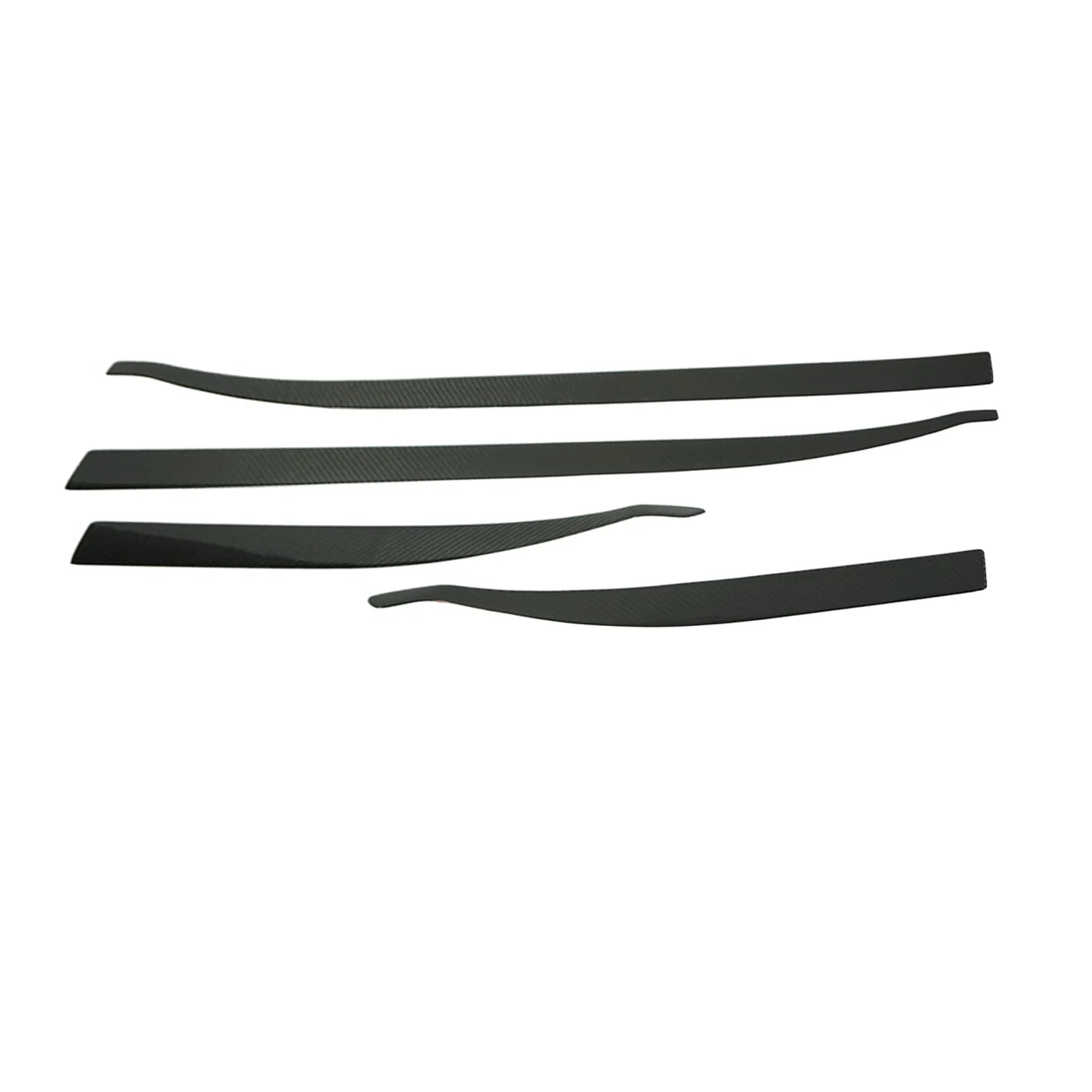 2015-2024 Jeep Renegade Side Door Molding Trim Skirt Garnish Carbon Fiber 4x - Image 7