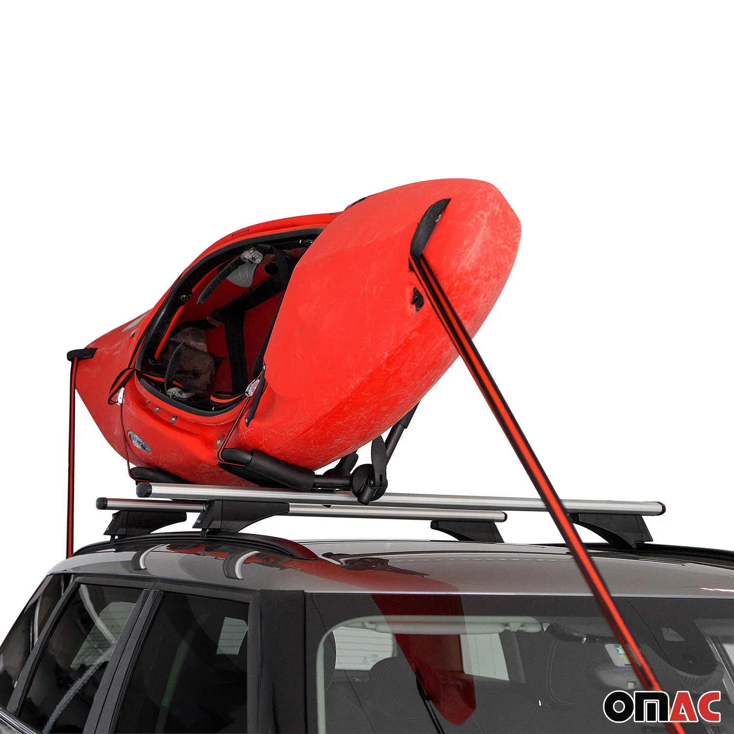 Kayak Carrier Canoe Boat Surf Snowboard Roof Mount Car Cross J-Bar Rack 2Pcs - Image 6