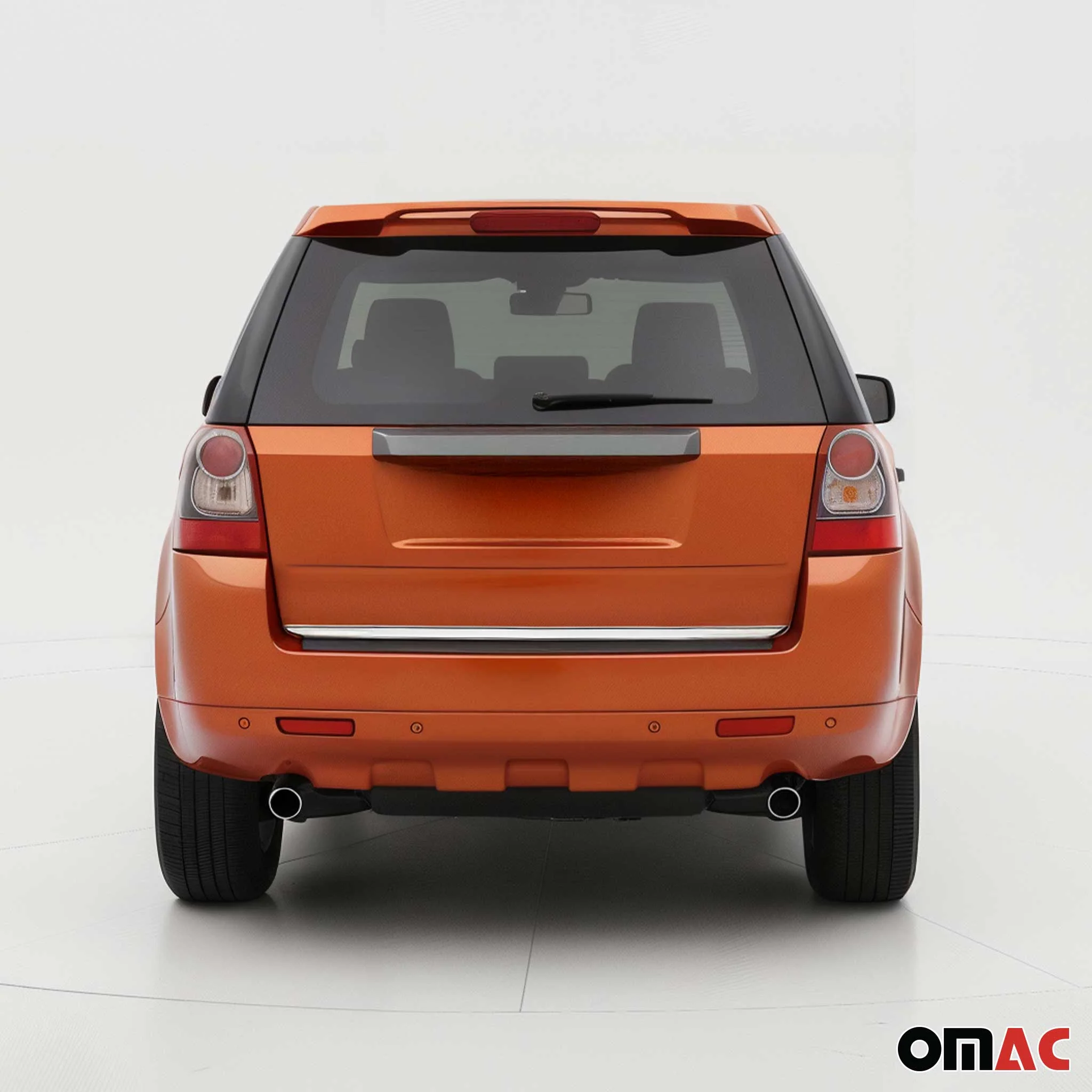 2008-2015 Land Rover LR2 Rear Trunk Molding Trim Stainless Steel Silver 1Pc - Image 3