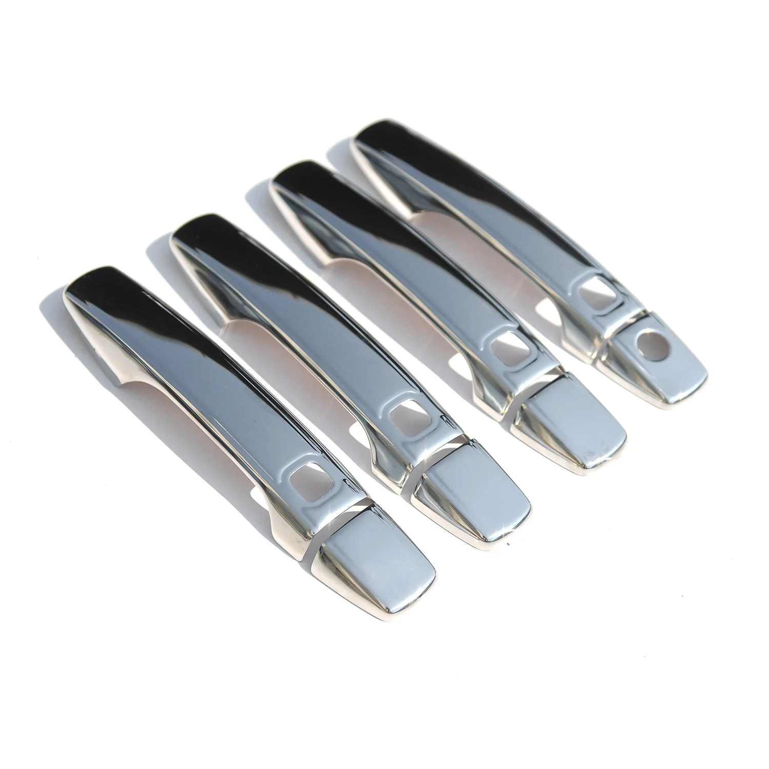 2008-2015 Lexus LX 570 Car Door Handle Cover Protector Stainless Steel Chrome 8 Pcs - Image 6