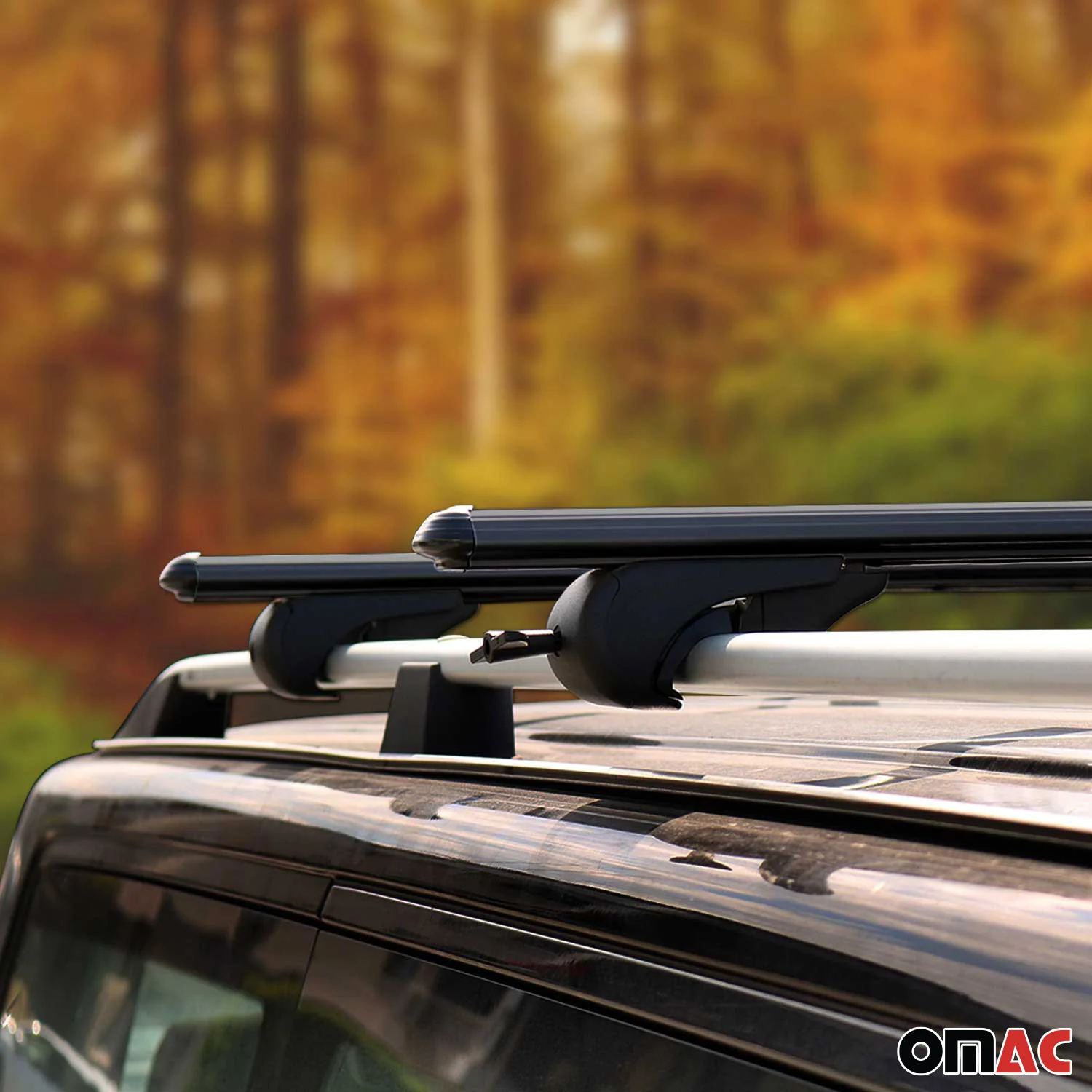 2006-2008 Lexus RX 400h Roof Rack Cross Bars Black - Image 11