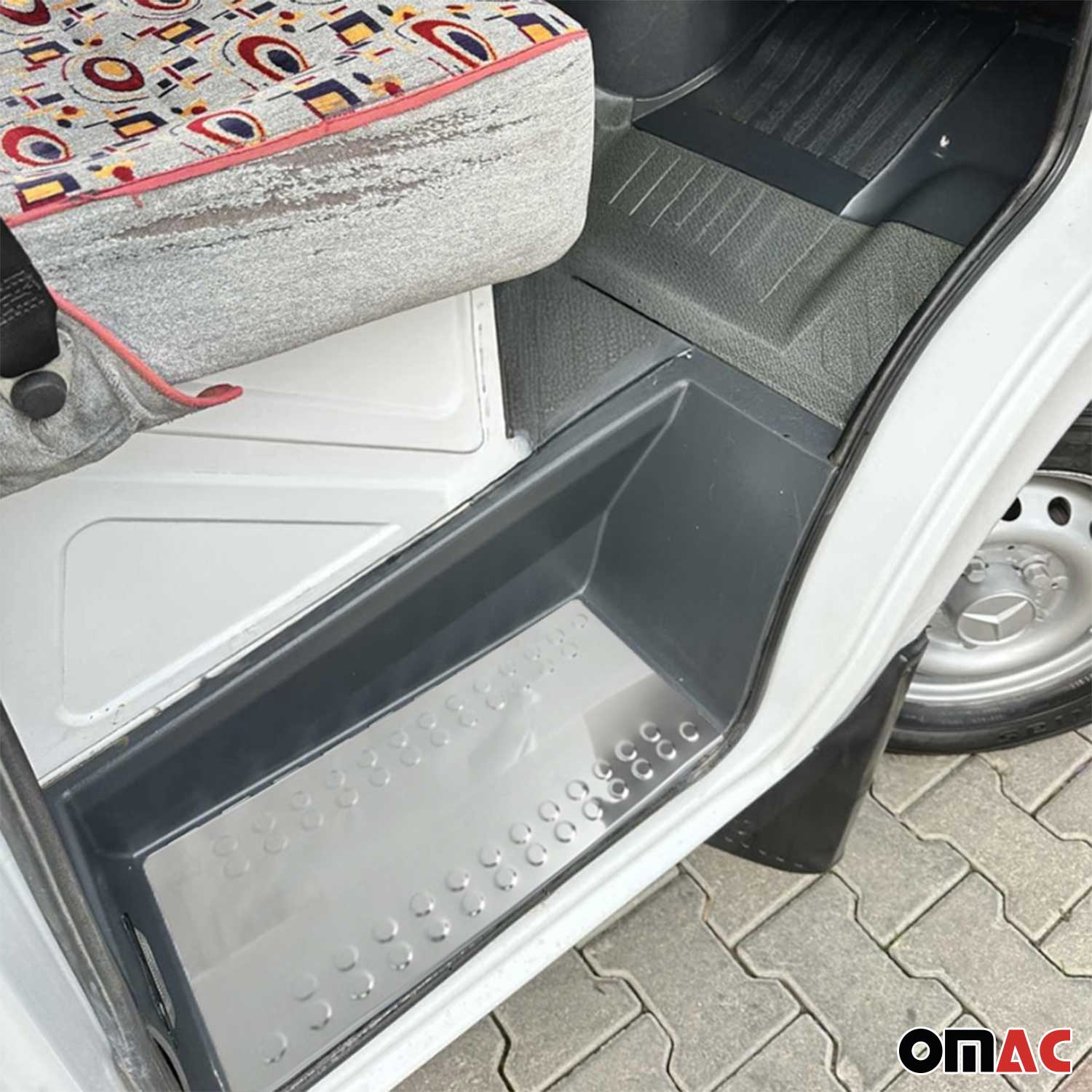 2003-2006 Dodge Sprinter Door Sill Scuff Plate Scratch Protector Stainless Steel 3Pcs - Image 2