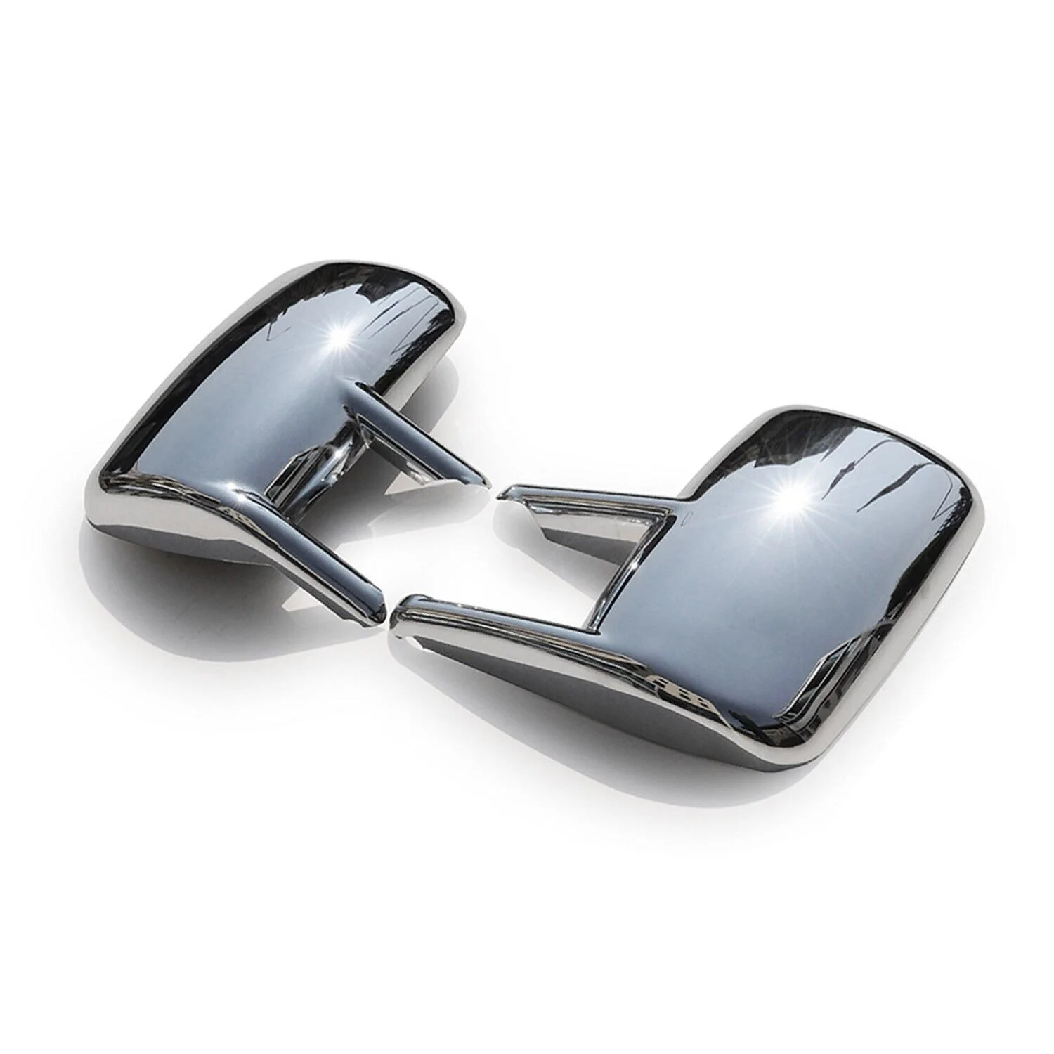 2003-2006 Dodge Sprinter Side Mirror Cover Caps Chrome Silver 2 Pcs - Image 6