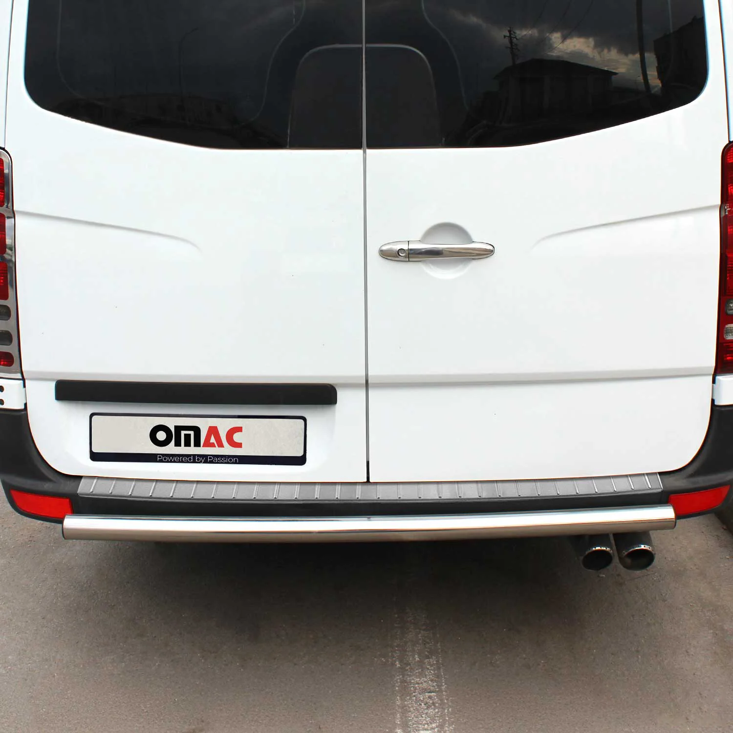 2006-2018 Mercedes Sprinter W906 Rear Bumper Guard Stainless Steel Brushed