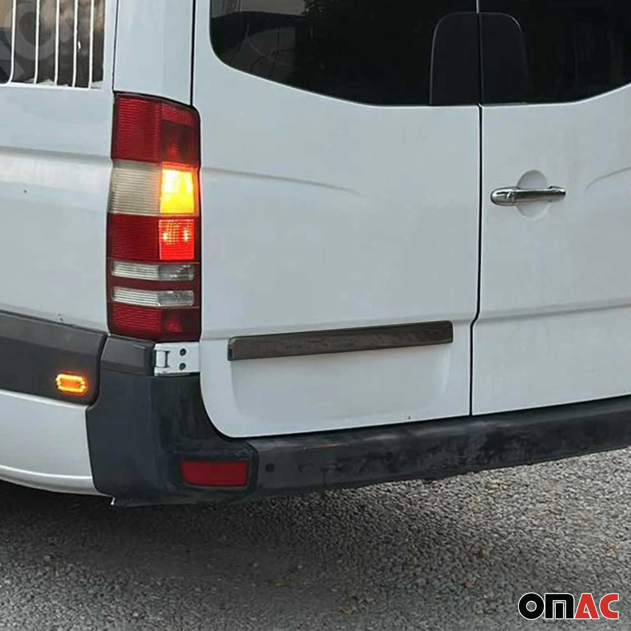 2006-2018 Mercedes Sprinter W906 Trunk Tailgate Door Handle Cover Stainless Steel Dark - Image 2
