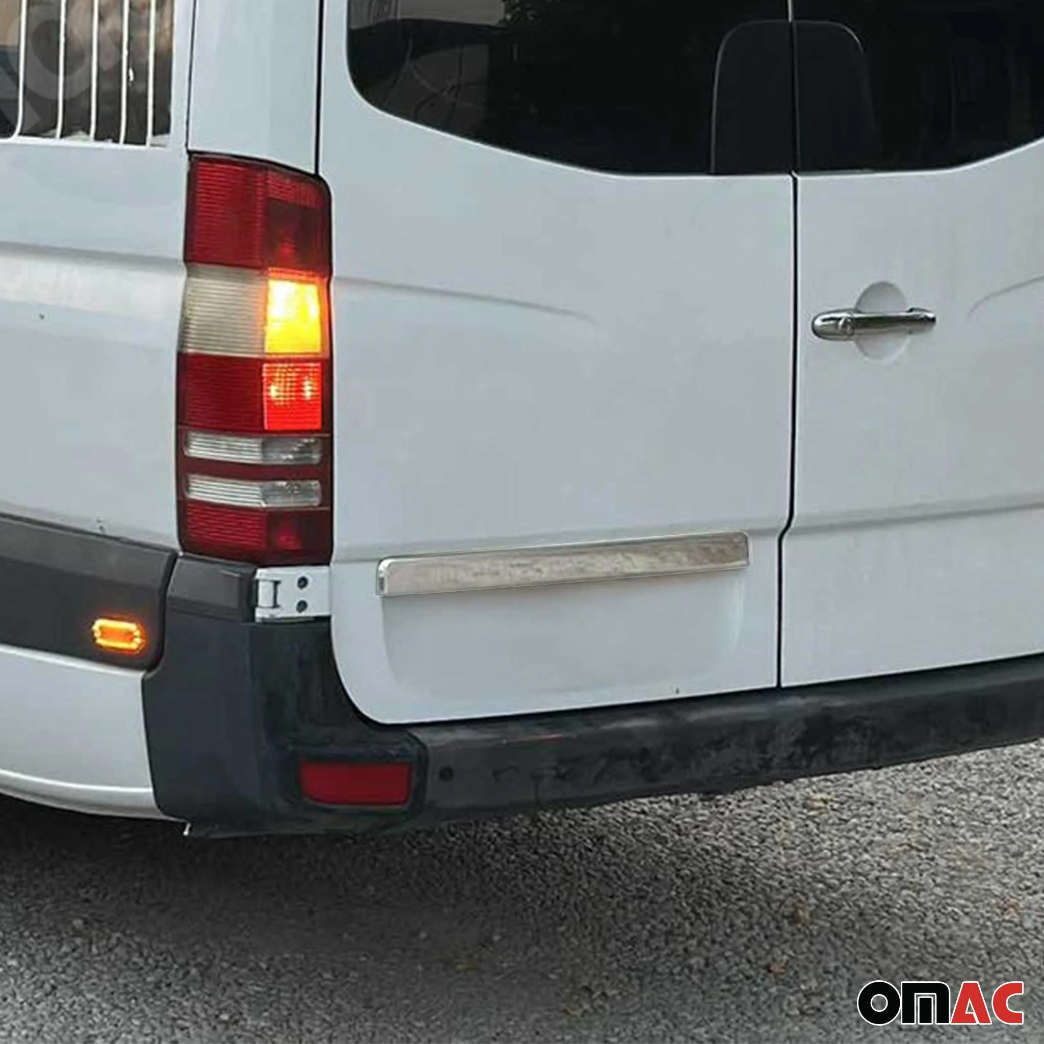 2006-2018 Mercedes Sprinter W906 Chrome Trunk Door Trim Cover Stainless Steel Silver - Image 3