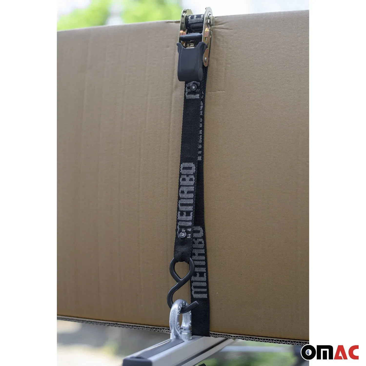 Menabo 196" Roof Rack Cargo Carrier Luggage Lock Belt Straps - Image 4