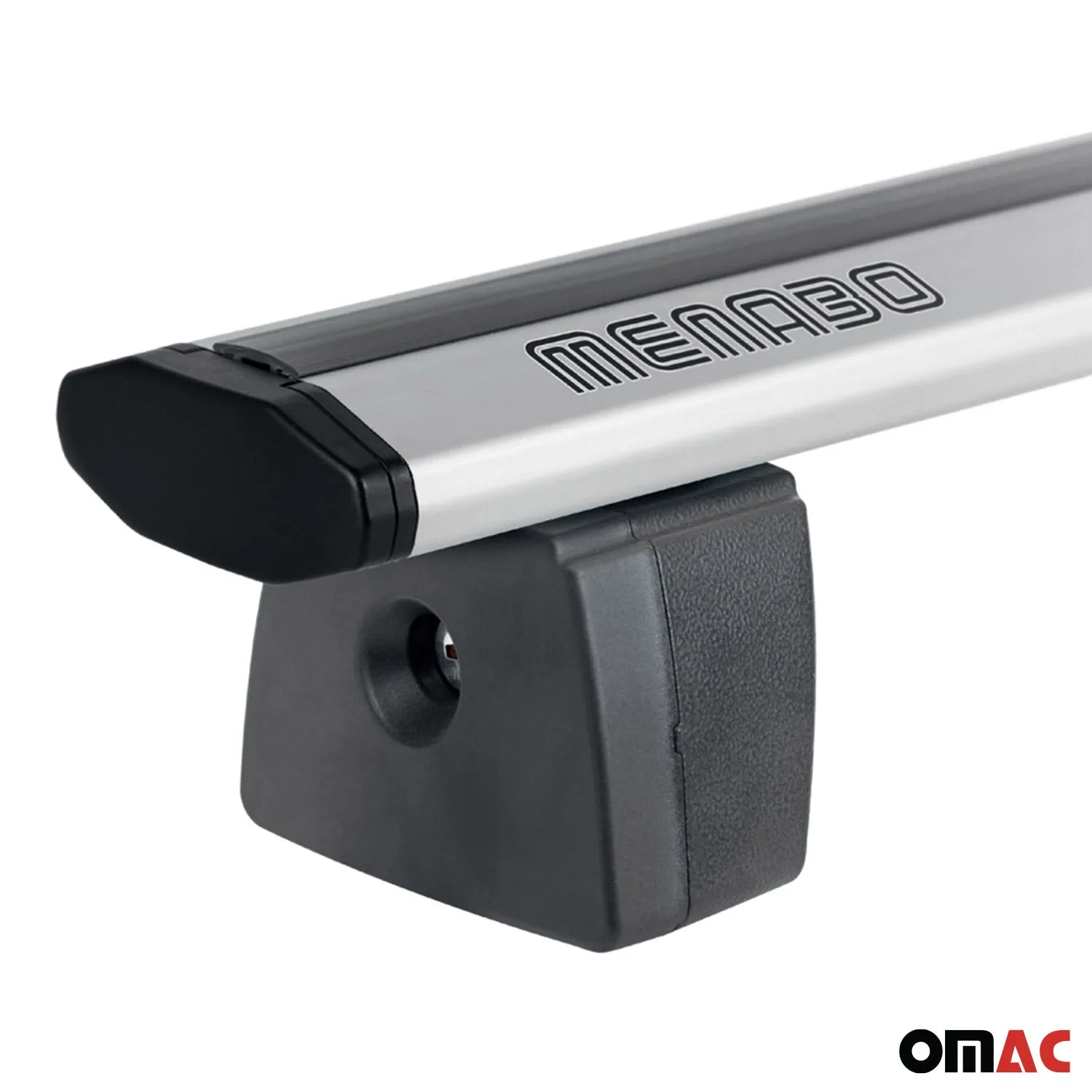 Menabo Truck Bed Rack Aluminum Pick Up Ladder Rack Silver 2Pcs - Image 8