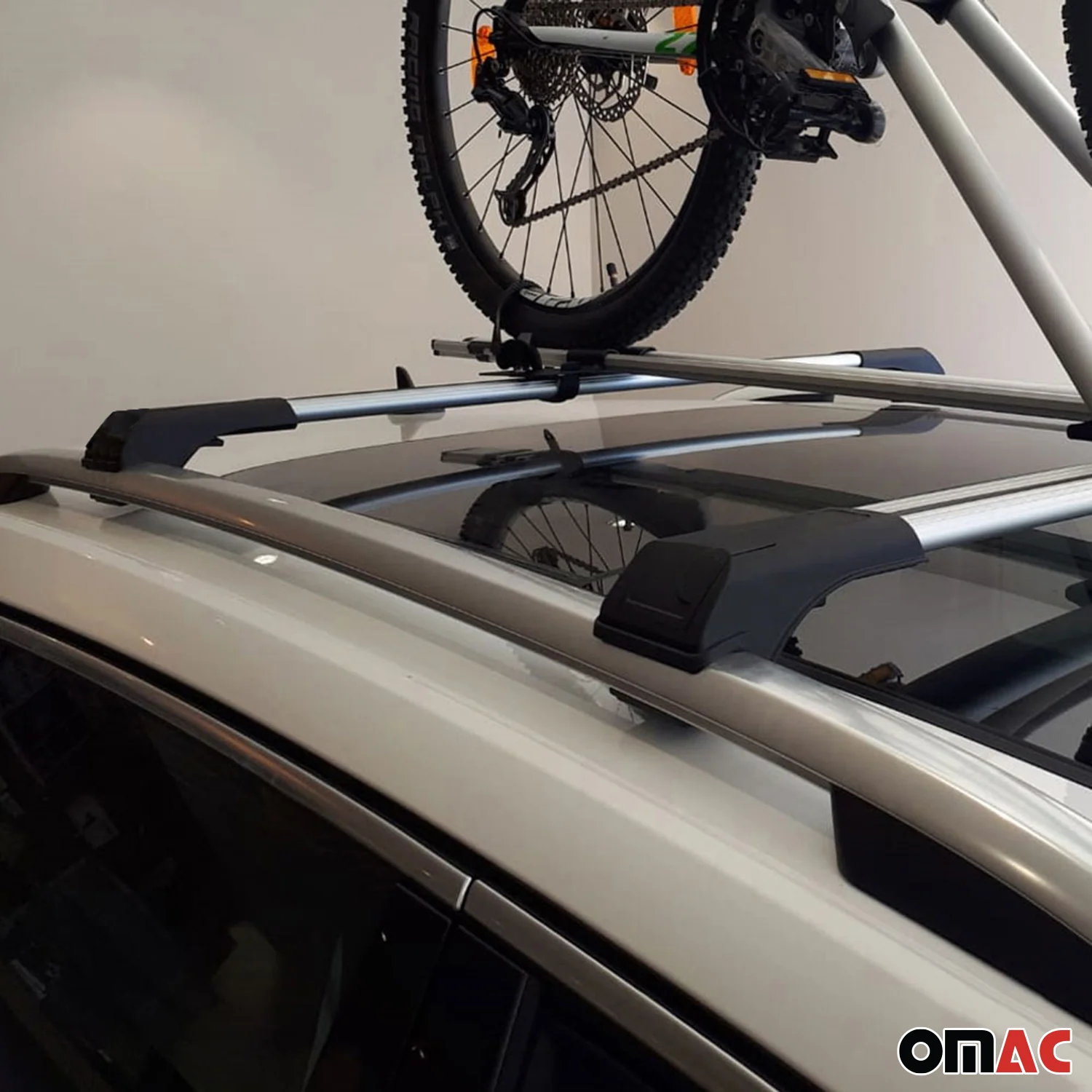 2016-2024 Mercedes Metris Roof Rack Cross Bars Silver - Image 3