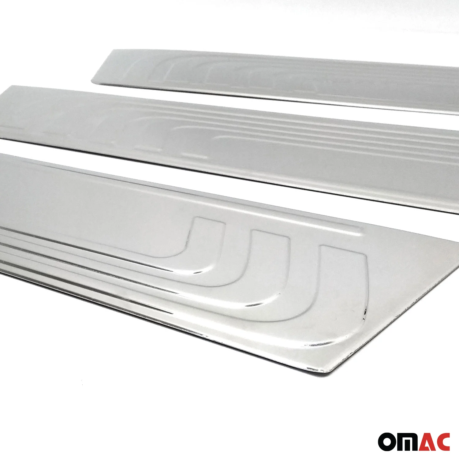 2016-2024 Mercedes Metris Door Sill Scuff Plate Scratch Protector Stainless Steel 4x - Image 8