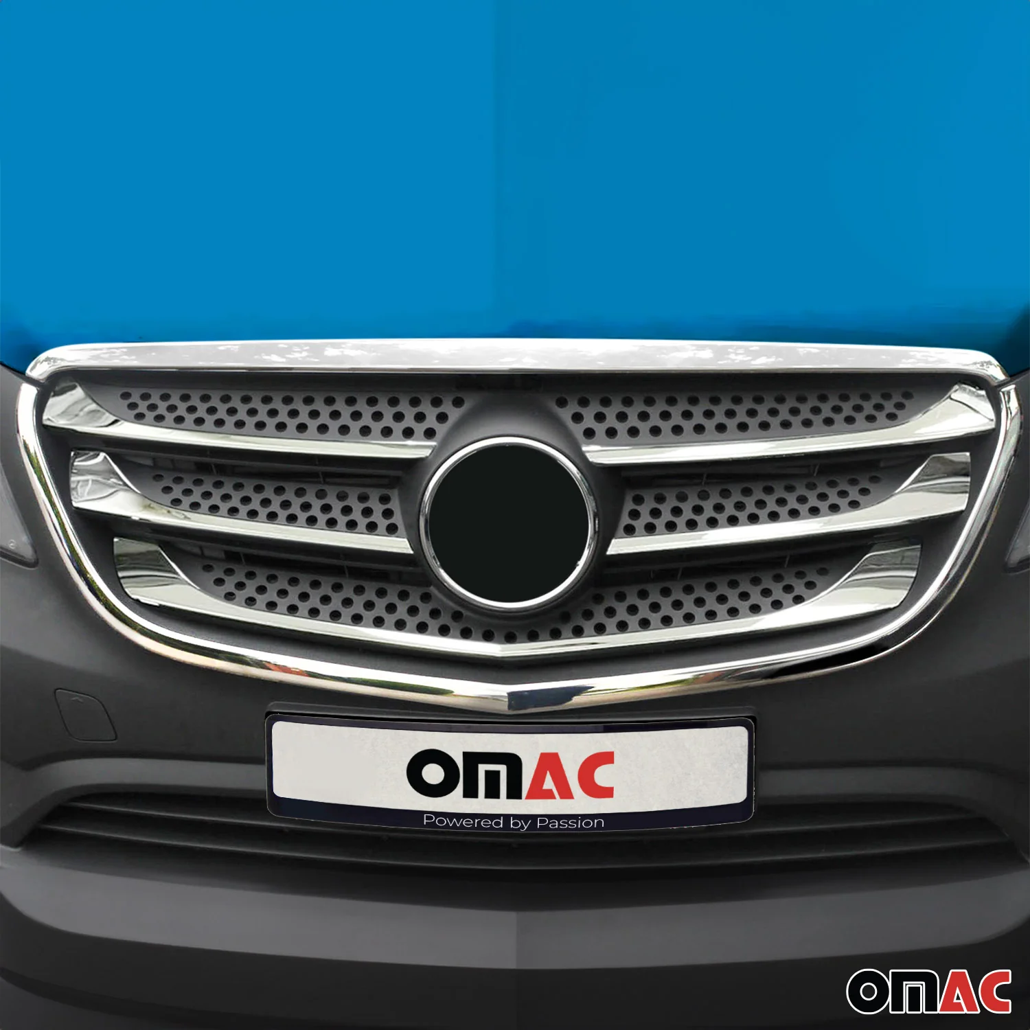 2016-2020 Mercedes Metris Front Bumper Grill Trim Molding Stainless Steel 2Pcs - Image 2