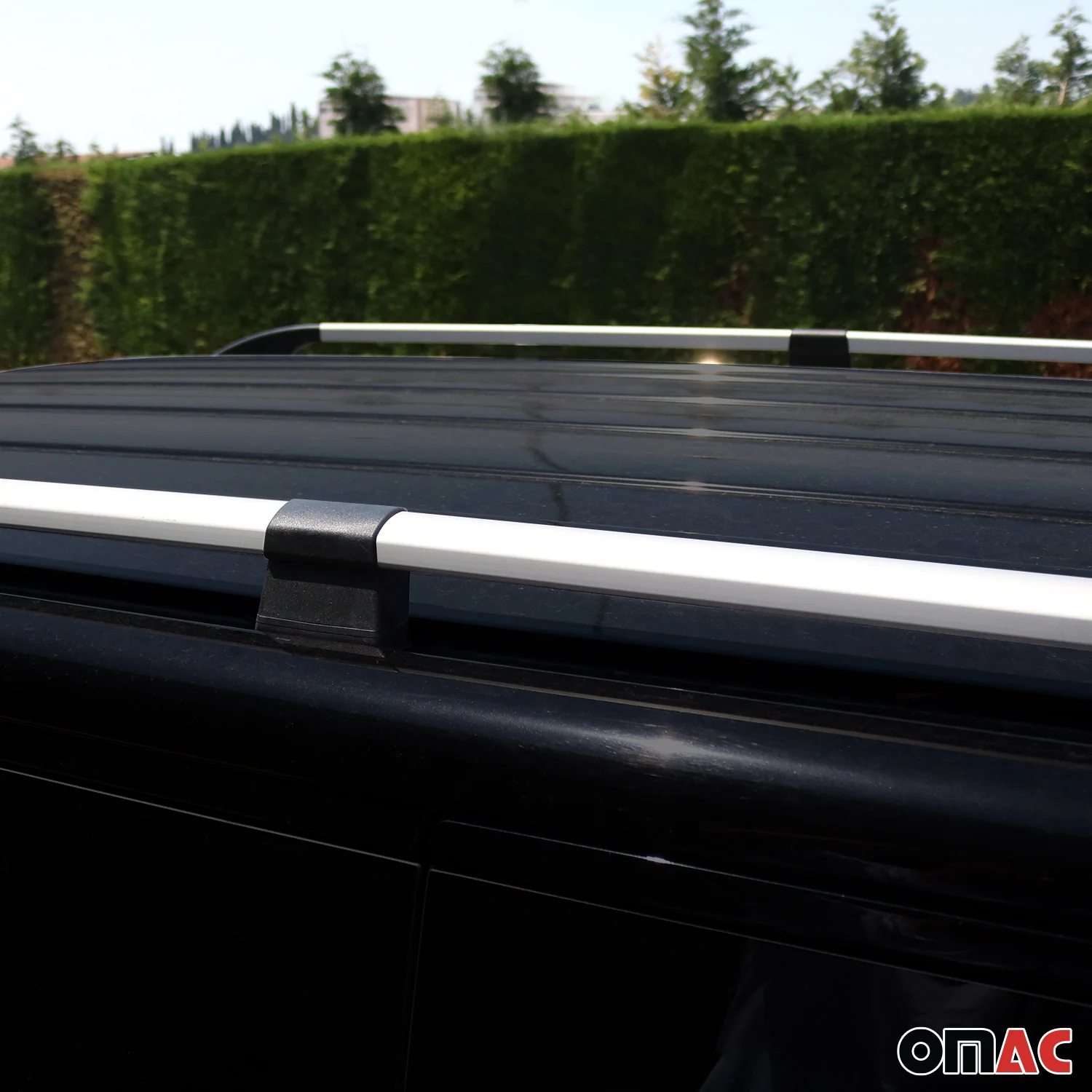 2016-2023 Mercedes Metris Mid Wheel Base Roof Rack Rails Side Rails Silver - Image 7
