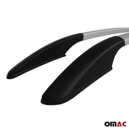 2016-2023 Mercedes Metris Mid Wheel Base Roof Rack Rails Side Rails Silver - Image 9