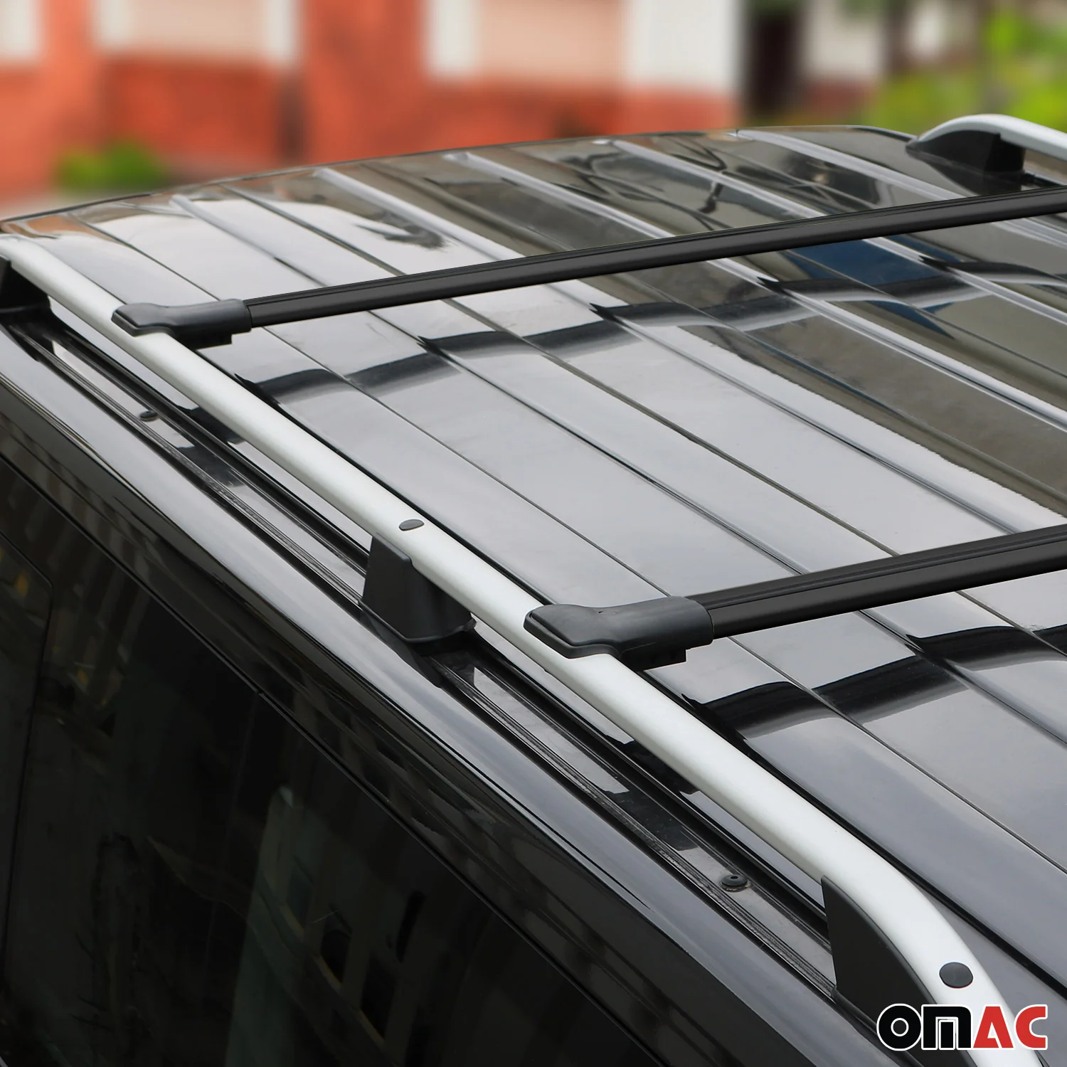 2016-2024 Mercedes Metris Roof Rack Cross Bars Black - Image 12
