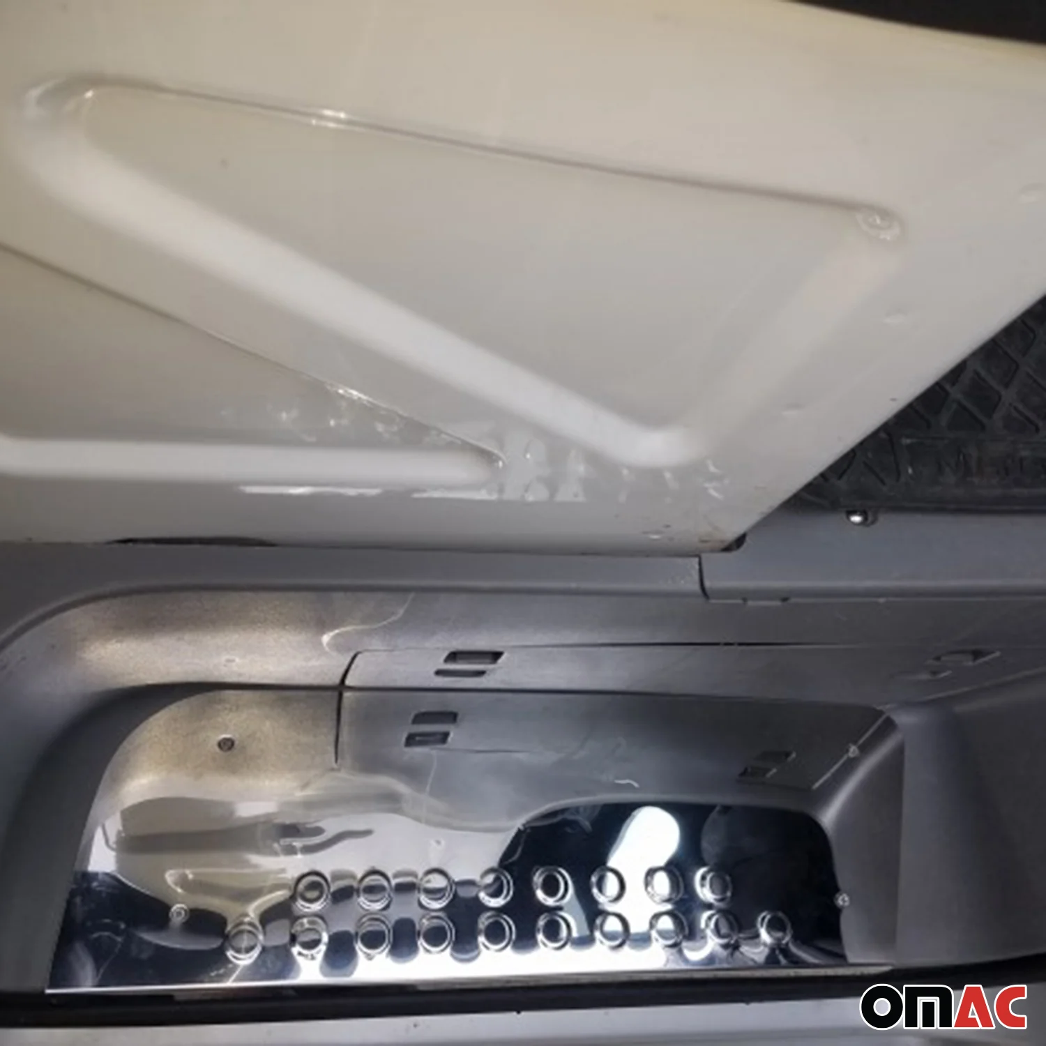 2006-2013 Mercedes Sprinter W906 Door Sill Scuff Plate Scratch Stainless Steel 3Pcs - Image 2
