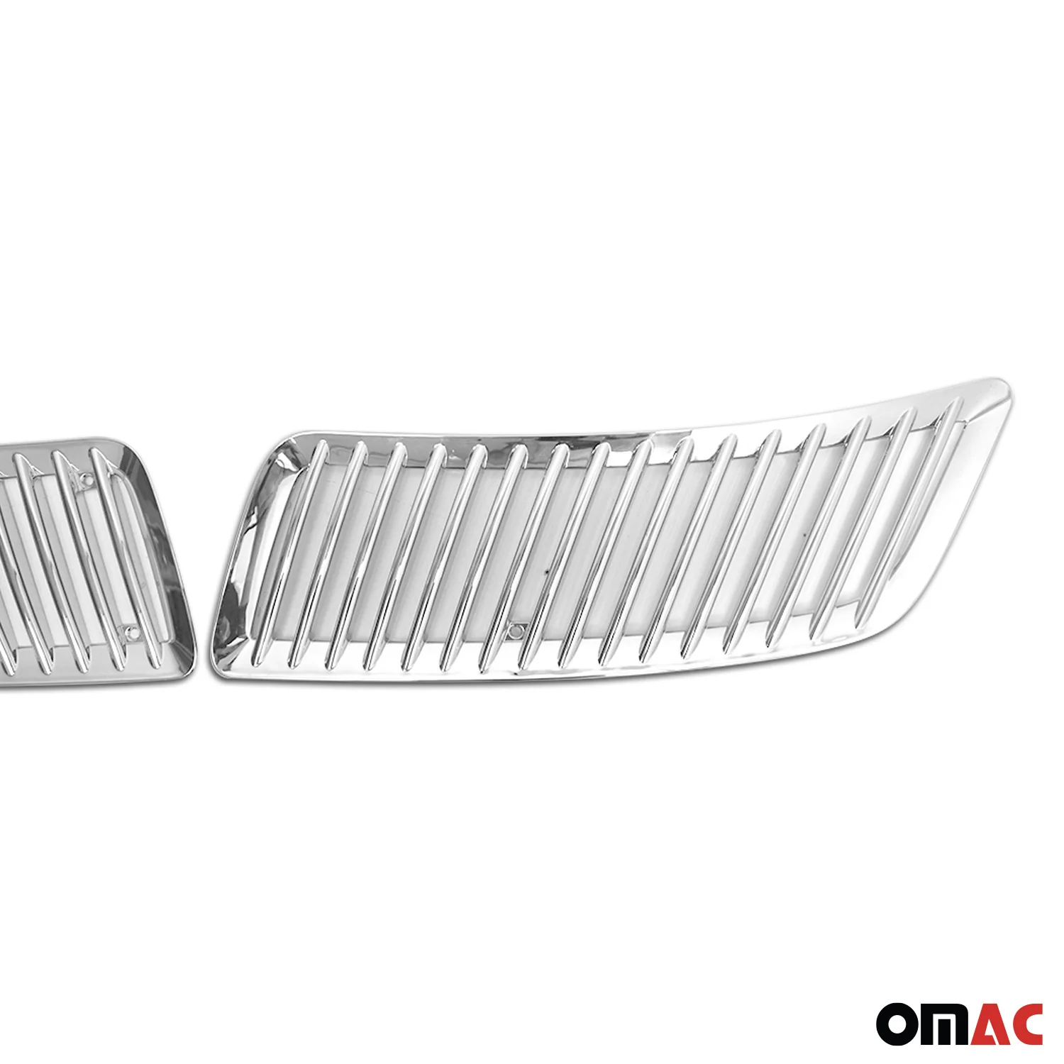 2006-2018 Mercedes Sprinter W906 Front Bumper Grill Trim Molding Silver 2Pcs - Image 9