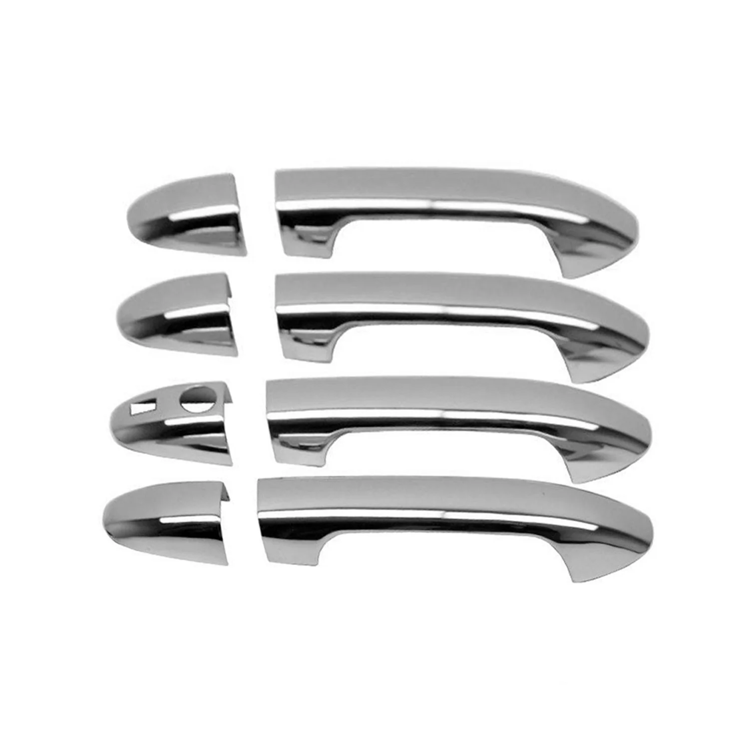 2016-2024 Mercedes Metris Car Door Handle Cover Protector Keyless Stainless Steel 8x - Image 6