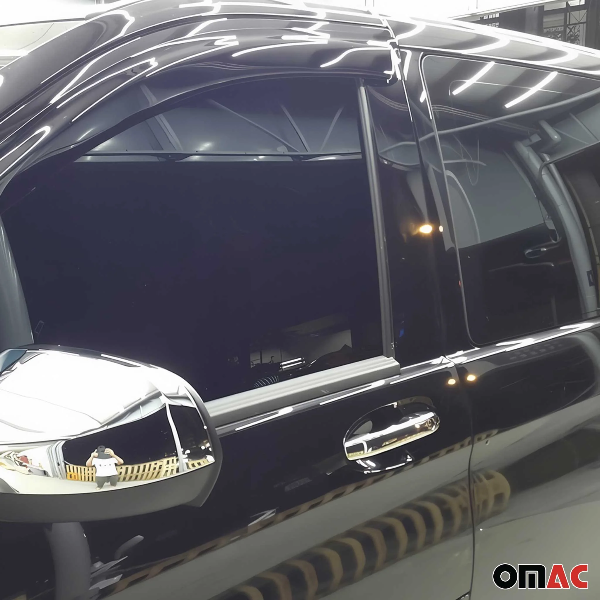 2016-2024 Mercedes Metris Car Door Handle Cover Protector S. Steel 10x - Image 3
