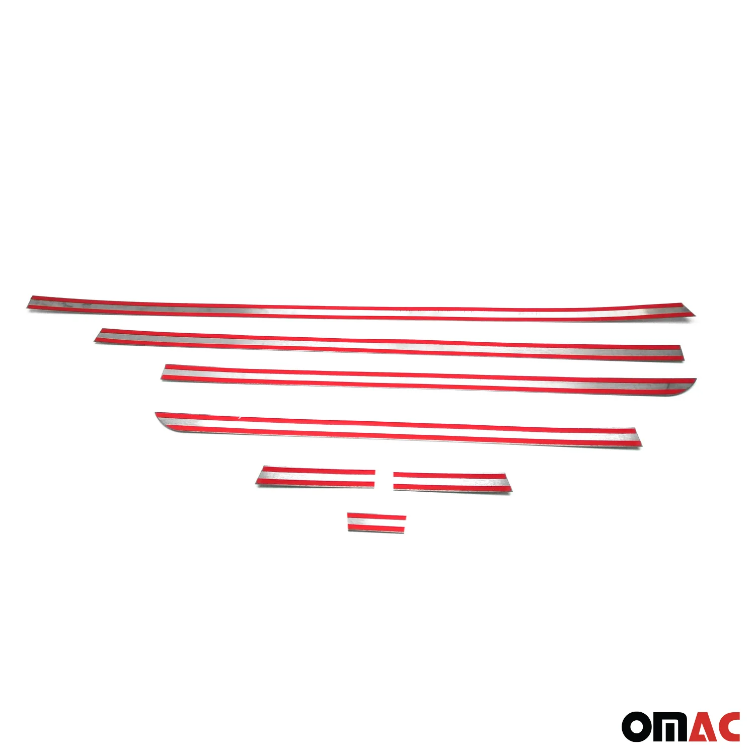 2016-2024 Mercedes Metris Long Wheelbase Side Door Molding Trim Skirt Garnish Stainless Steel - Image 5