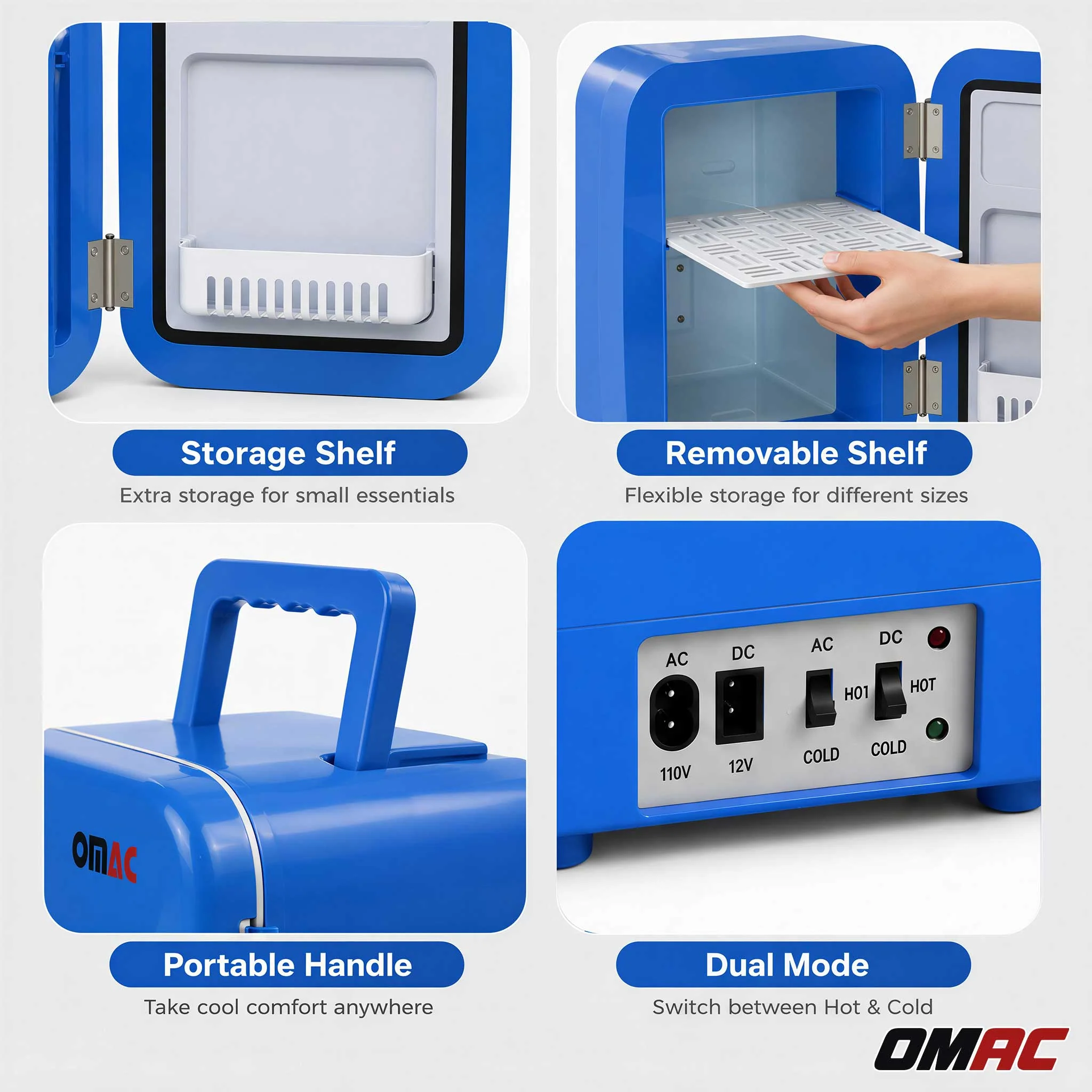 Mini Fridge 4L Portable Car Freezer Cooler Warmer Truck Travel 12V Refrigerator - Image 3