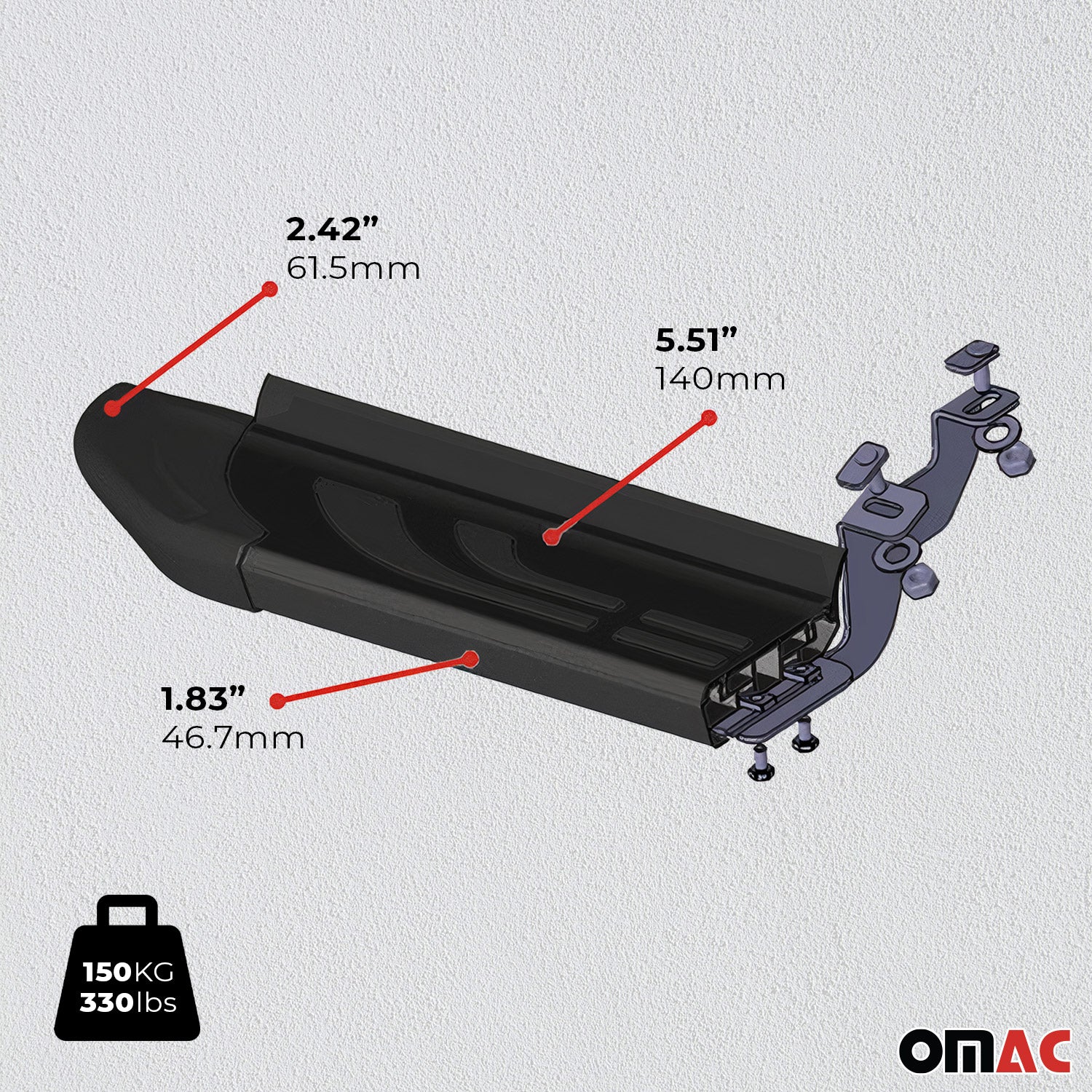 2005-2021 Nissan Frontier Nerf Bar Side Step Running Boards Alu 2x - Image 7