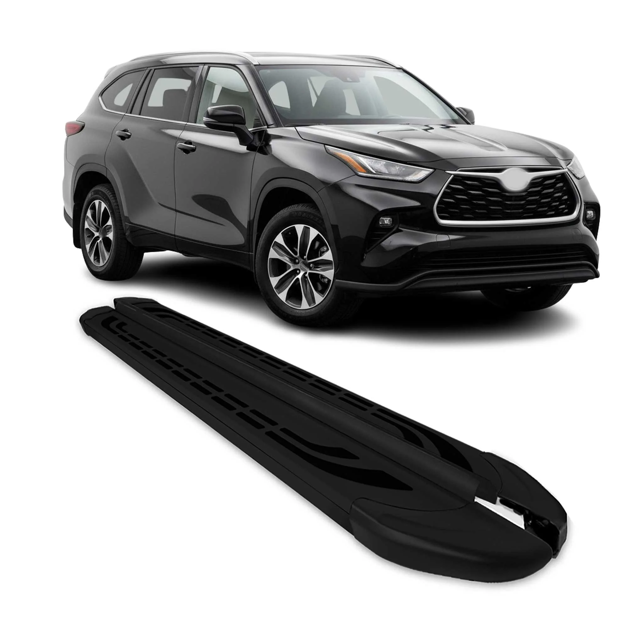 2020-2026 Toyota Highlander Nerf Bar Side Step Running Boards Alu 2x